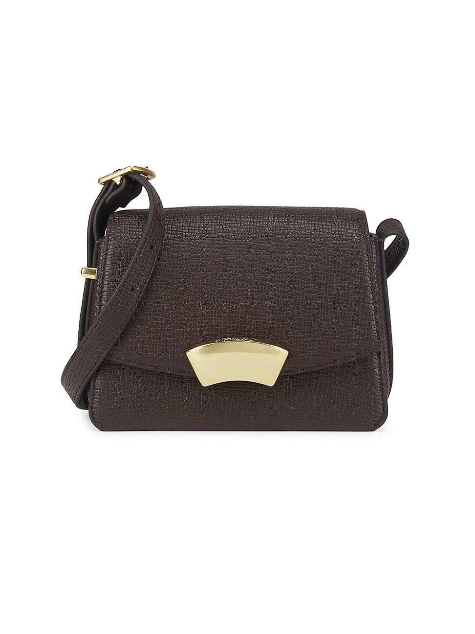 Womens ID Leather Shoulder Bag Product Image