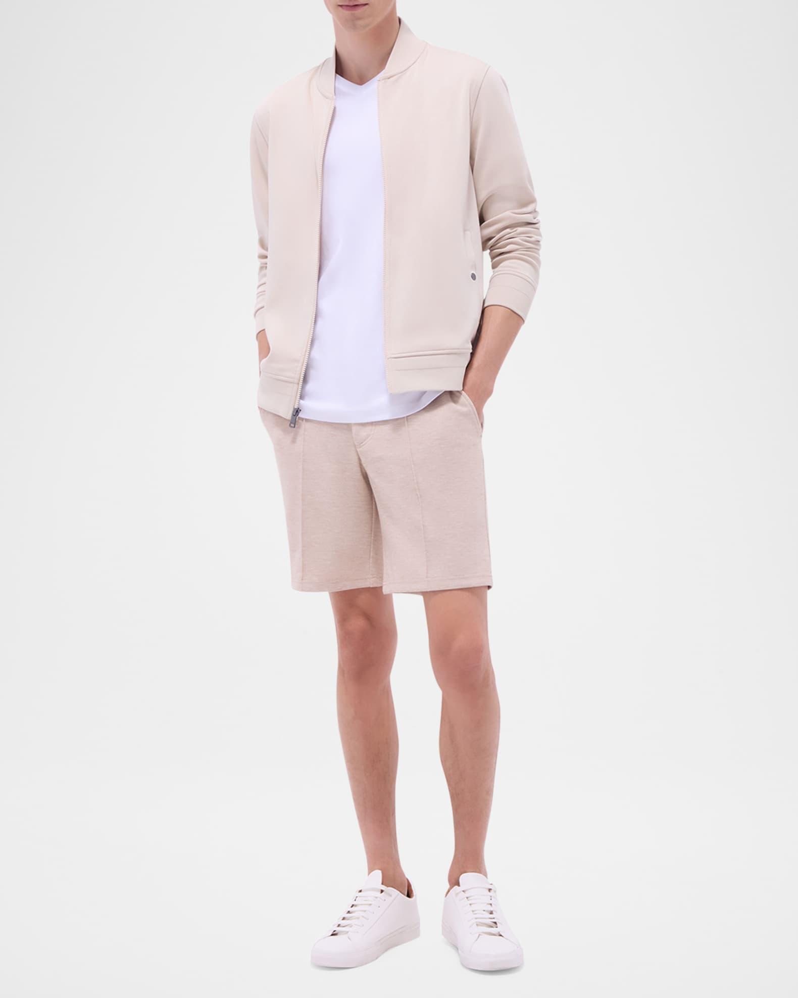 Men's Soft Touch Knit Full-Zip Bomber Jacket Product Image