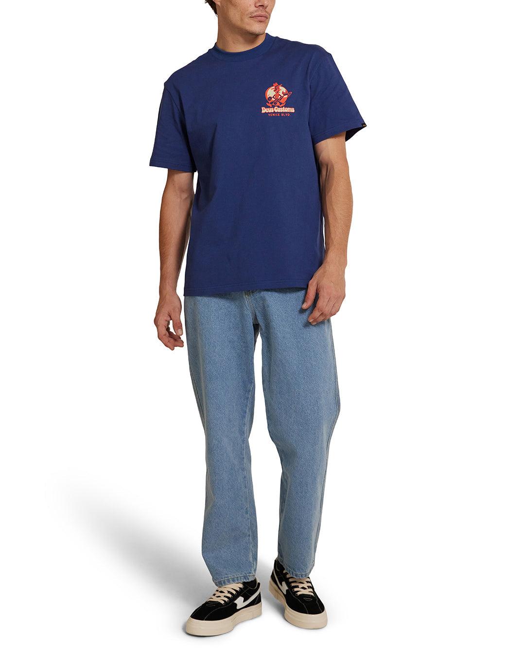 Gaucho Tee - Mechanic Blue Product Image