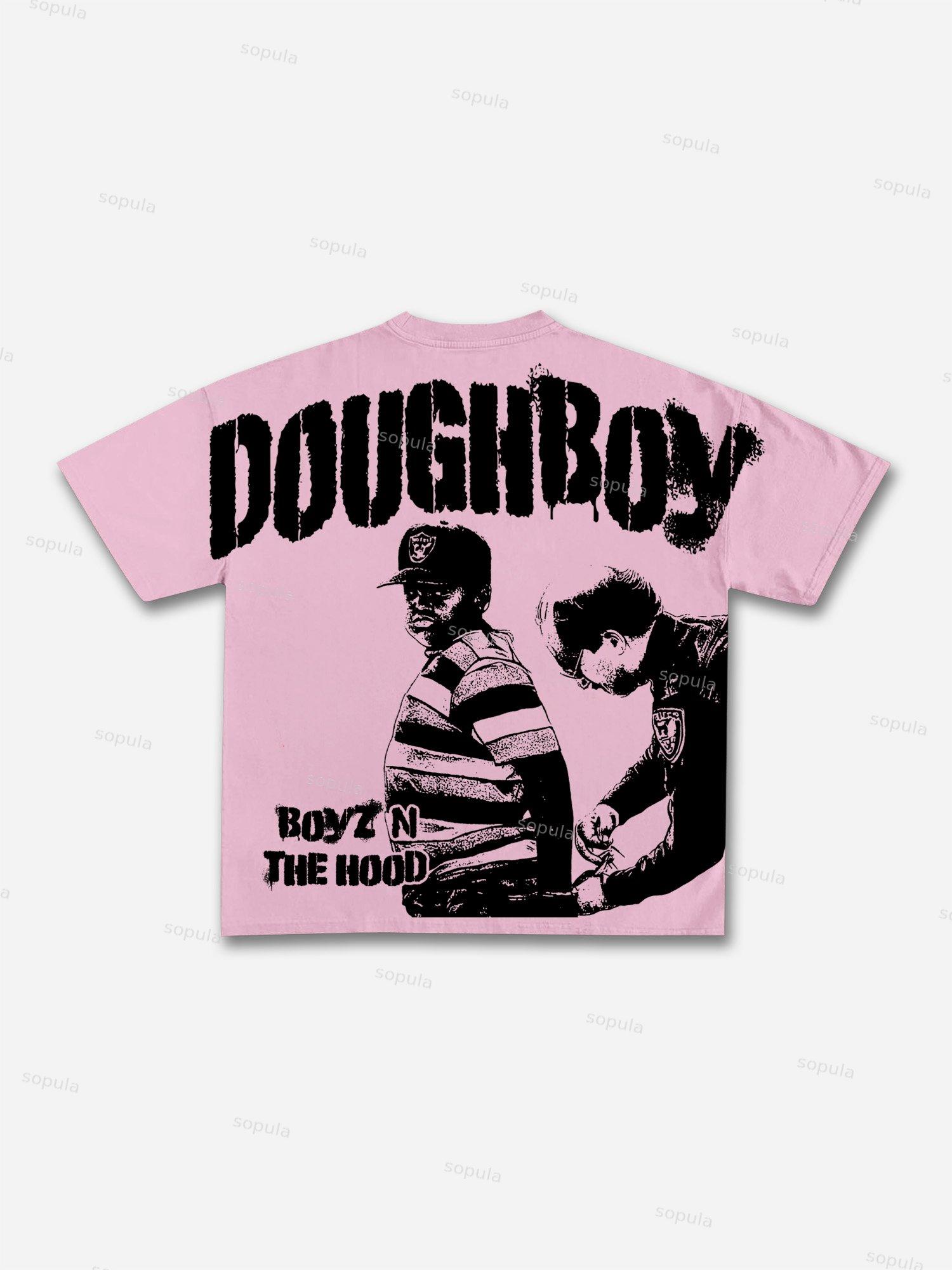 Boyz N The Hood Vintage Aged Graphic Cotton T-shirt Product Image