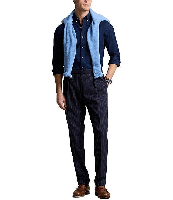 Polo Ralph Lauren Slim-Fit Stretch Poplin Long Sleeve Woven Shirt Product Image