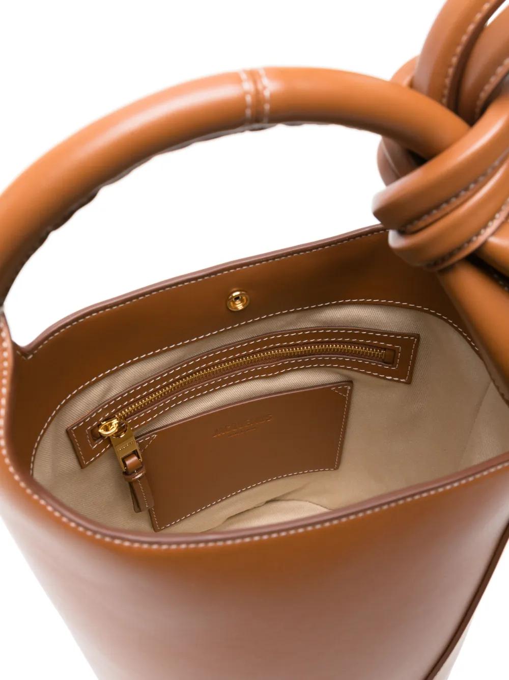 Le Petit Tourni leather bucket bag Product Image