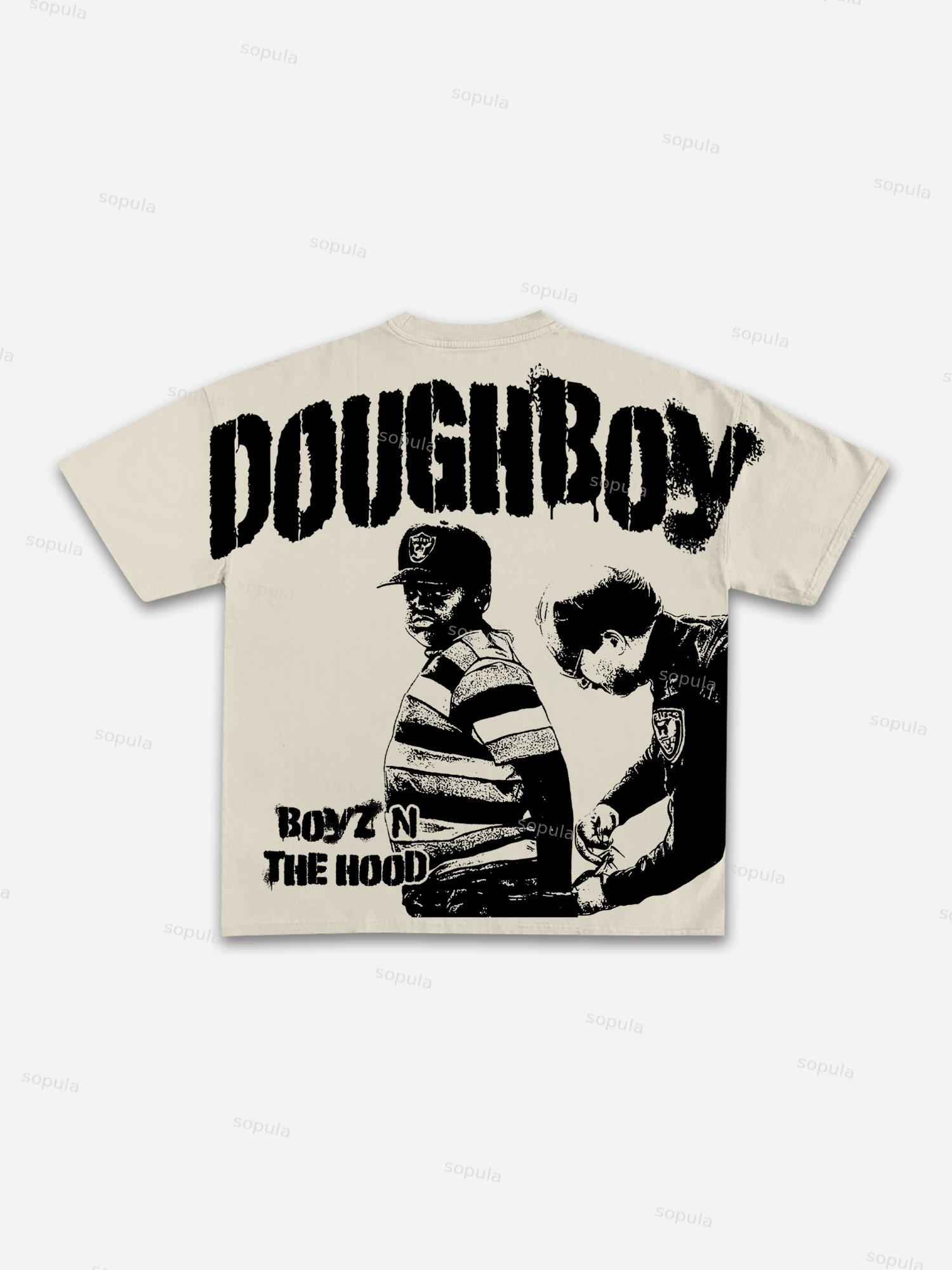 Boyz N The Hood Vintage Aged Graphic Cotton T-shirt Product Image