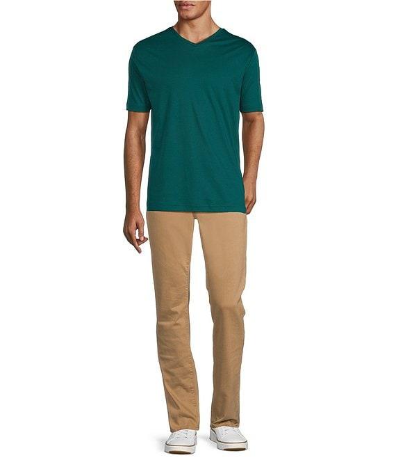 Murano Liquid Luxury Classic Fit Short Sleeve V-Neck T-Shirt Product Image