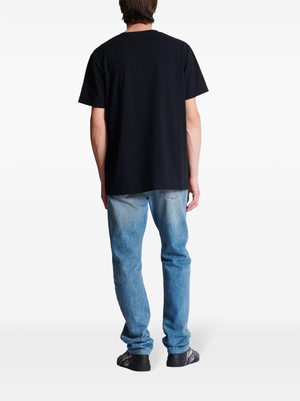 flocked-logo t-shirt Product Image