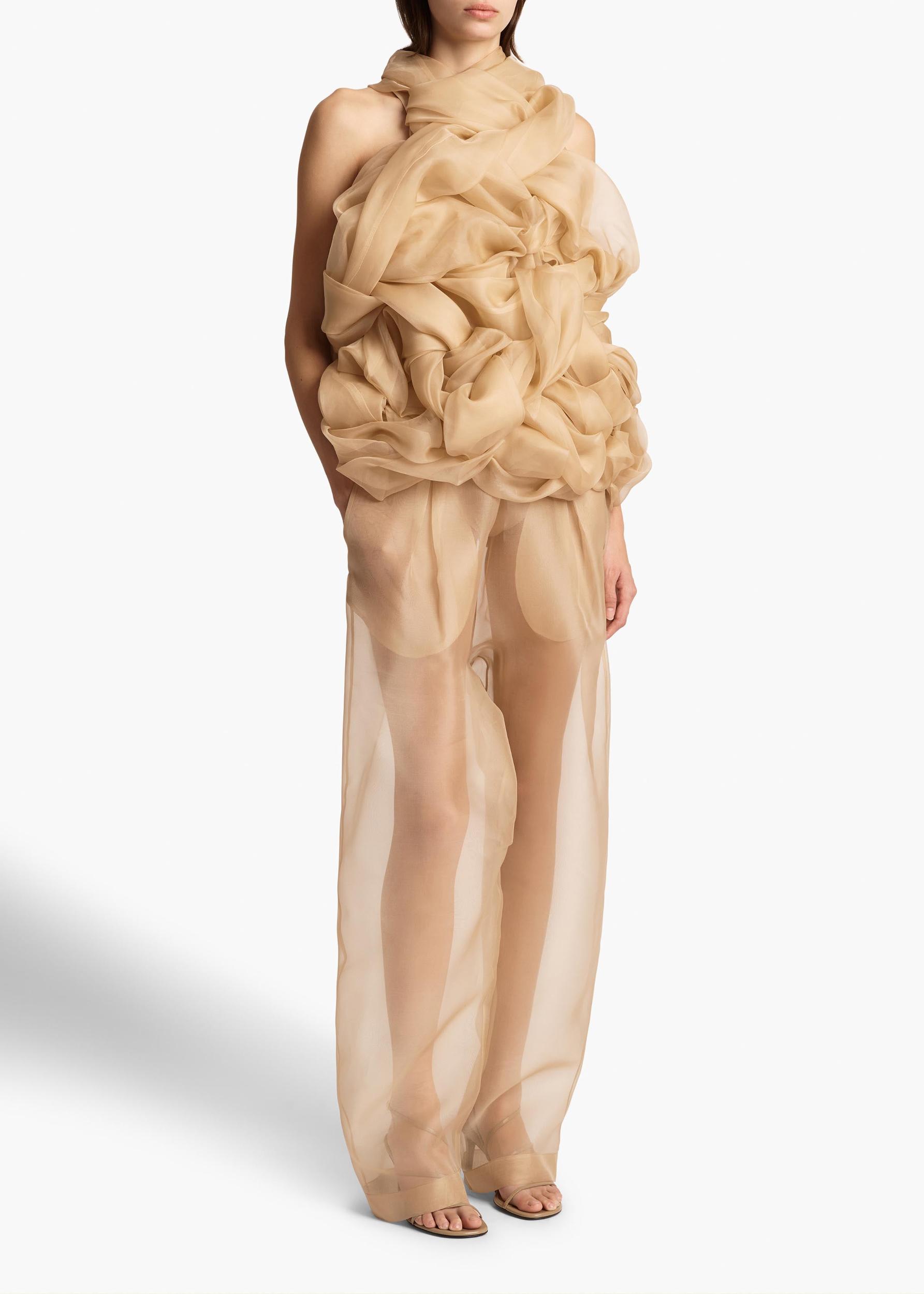 Welles Top in Beige Product Image