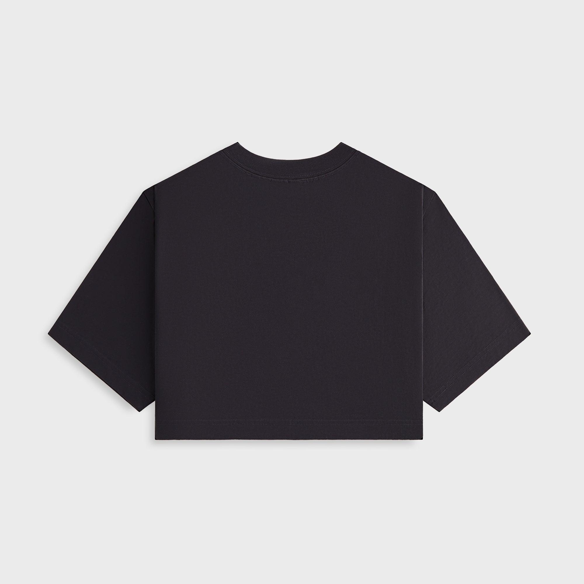Kith Women Fei Cropped Tee - Black Female Product Image