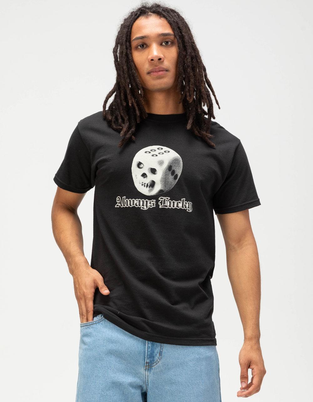 SIMPLER DAZE Always Lucky Mens Tee - BLACK Product Image