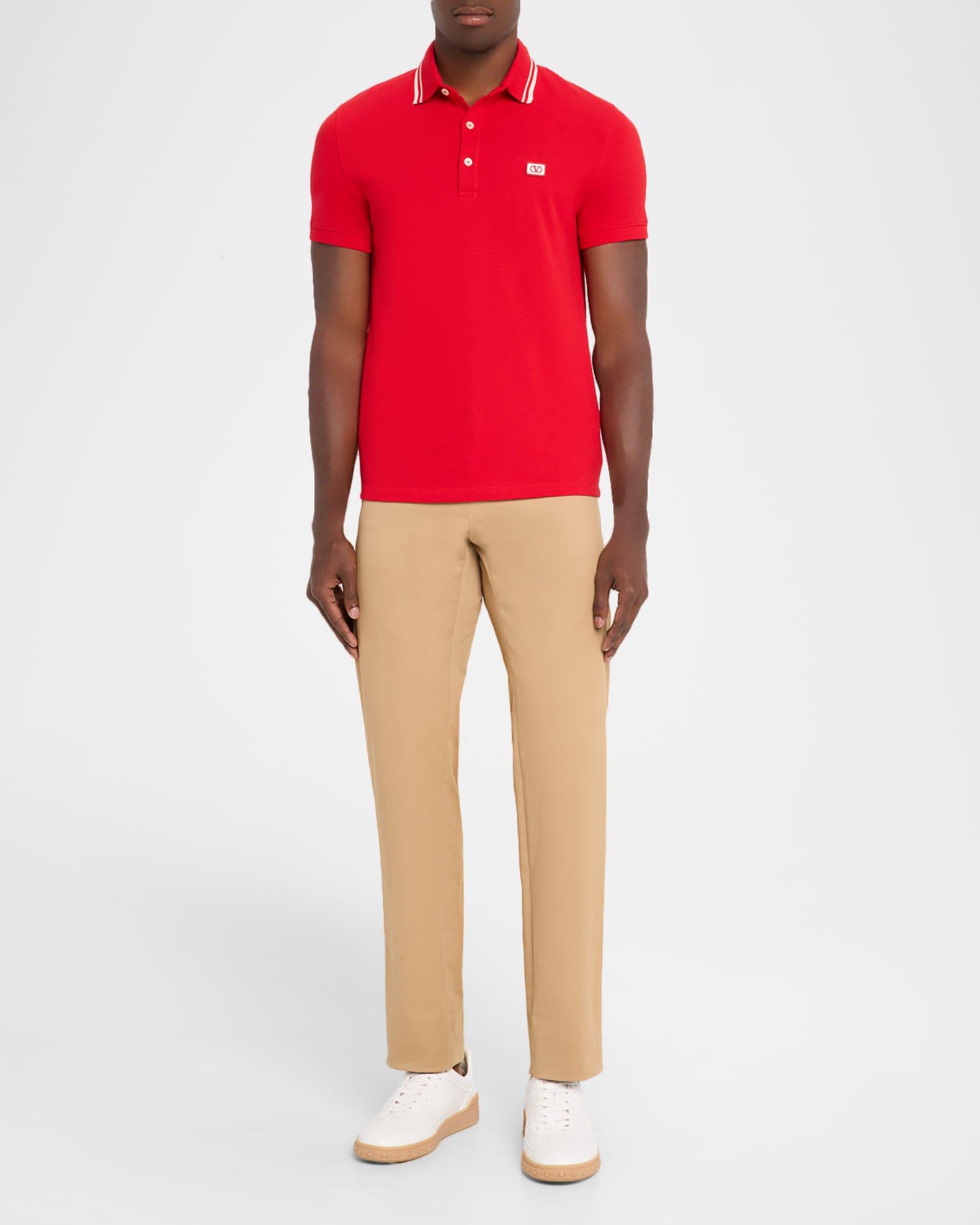 Men's Upvillage Perforated Napa Leather Low-Top Sneakers Product Image