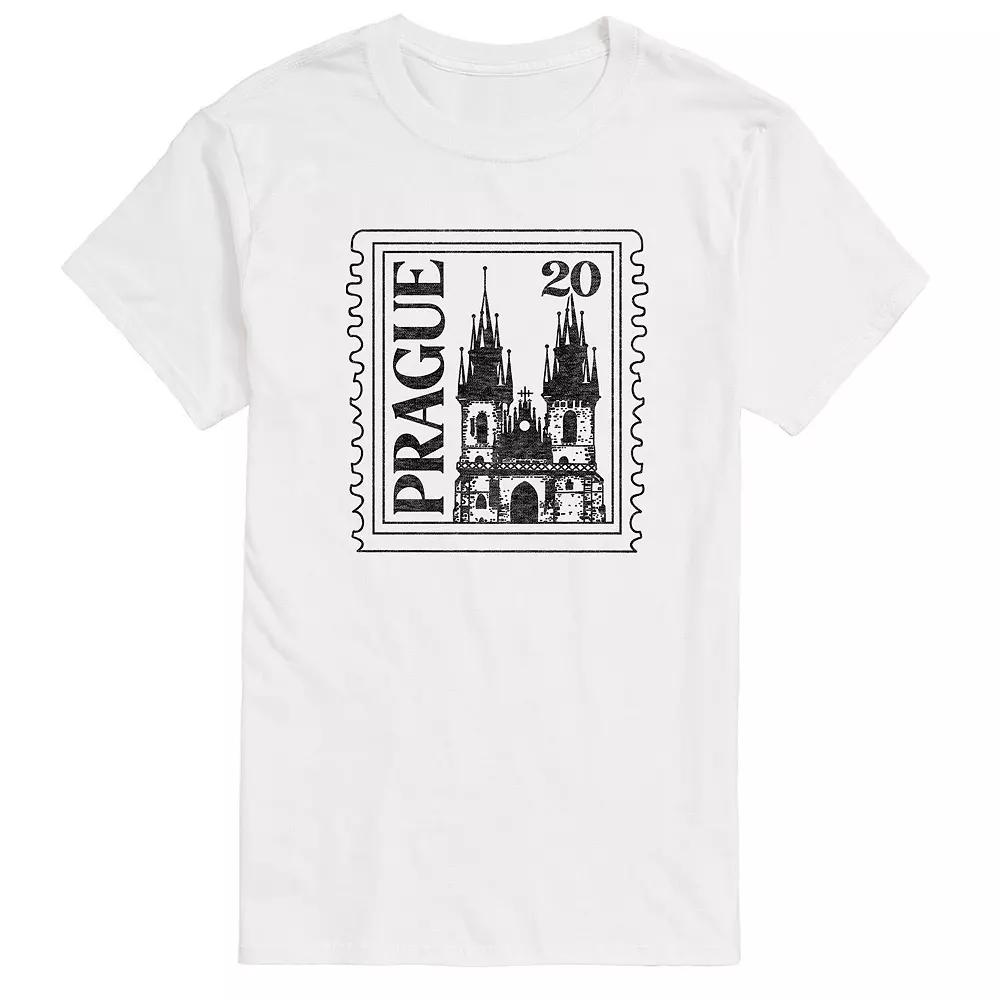 Men's Prague Postage Stamp Graphic Tee,  Product Image