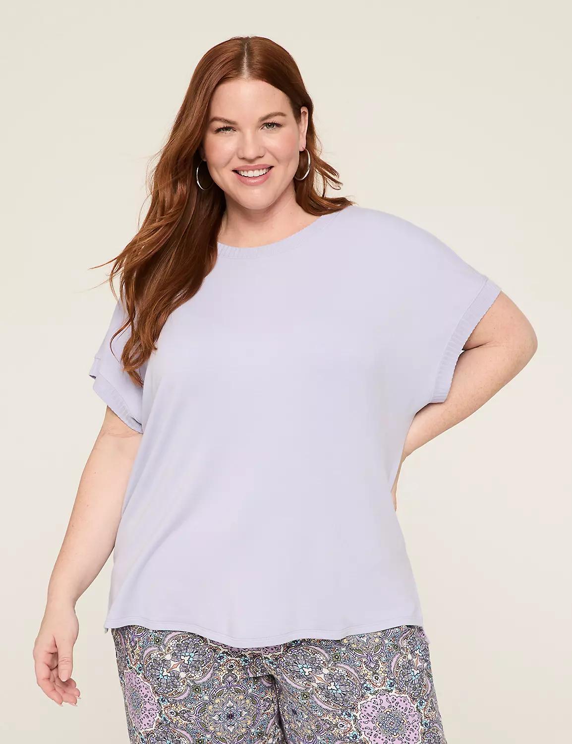 Crew-Neck Terry Tee Product Image