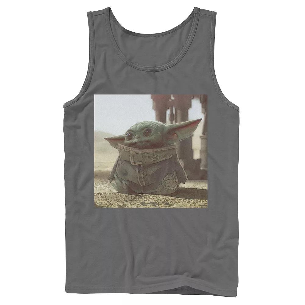 Men's Star Wars The Mandalorian The Child aka Baby Yoda Photograph Tank Top,  Product Image
