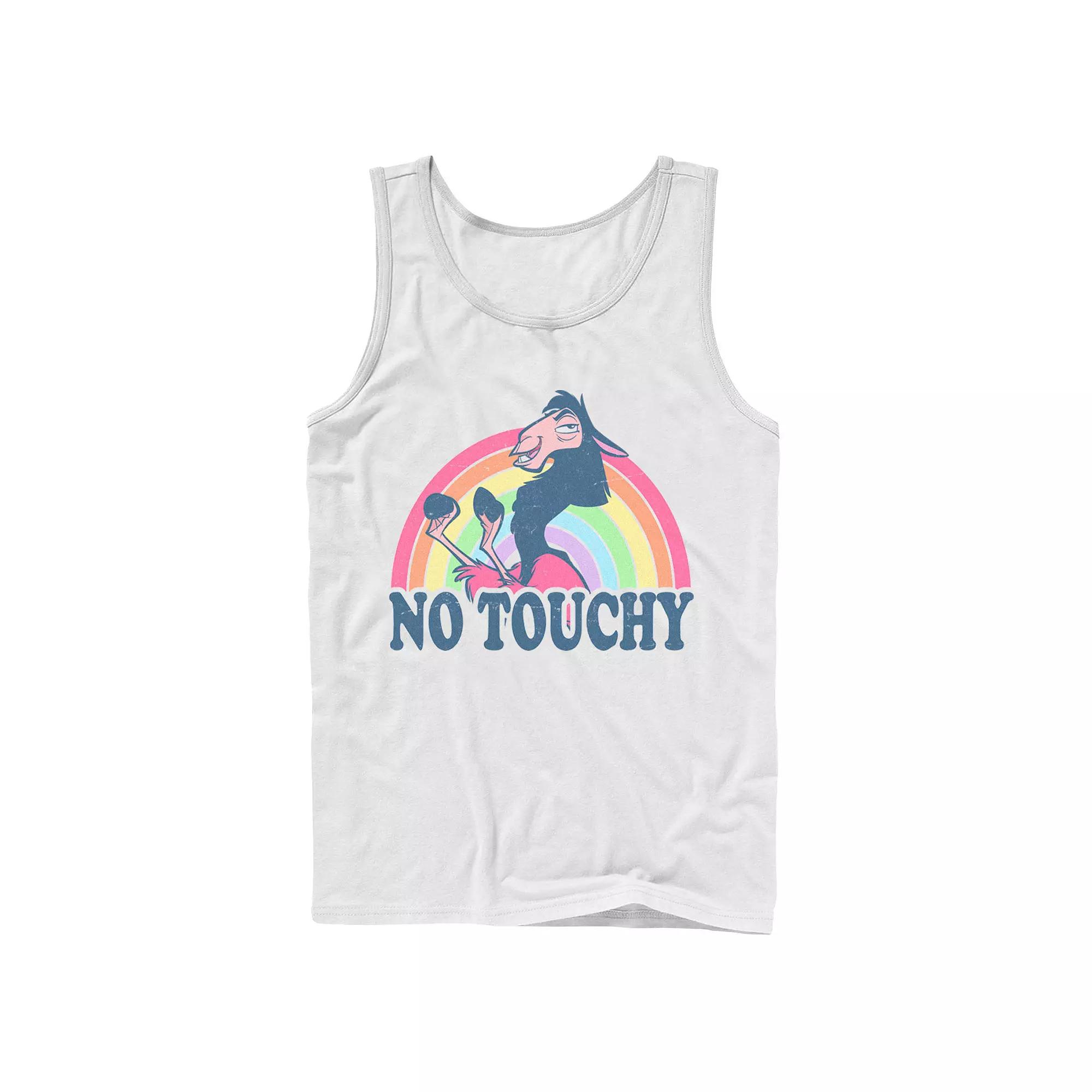 Adult Disney The Emperor's New Groove Kuzco Rainbow No Touchy Tank Top, Men's,  Product Image