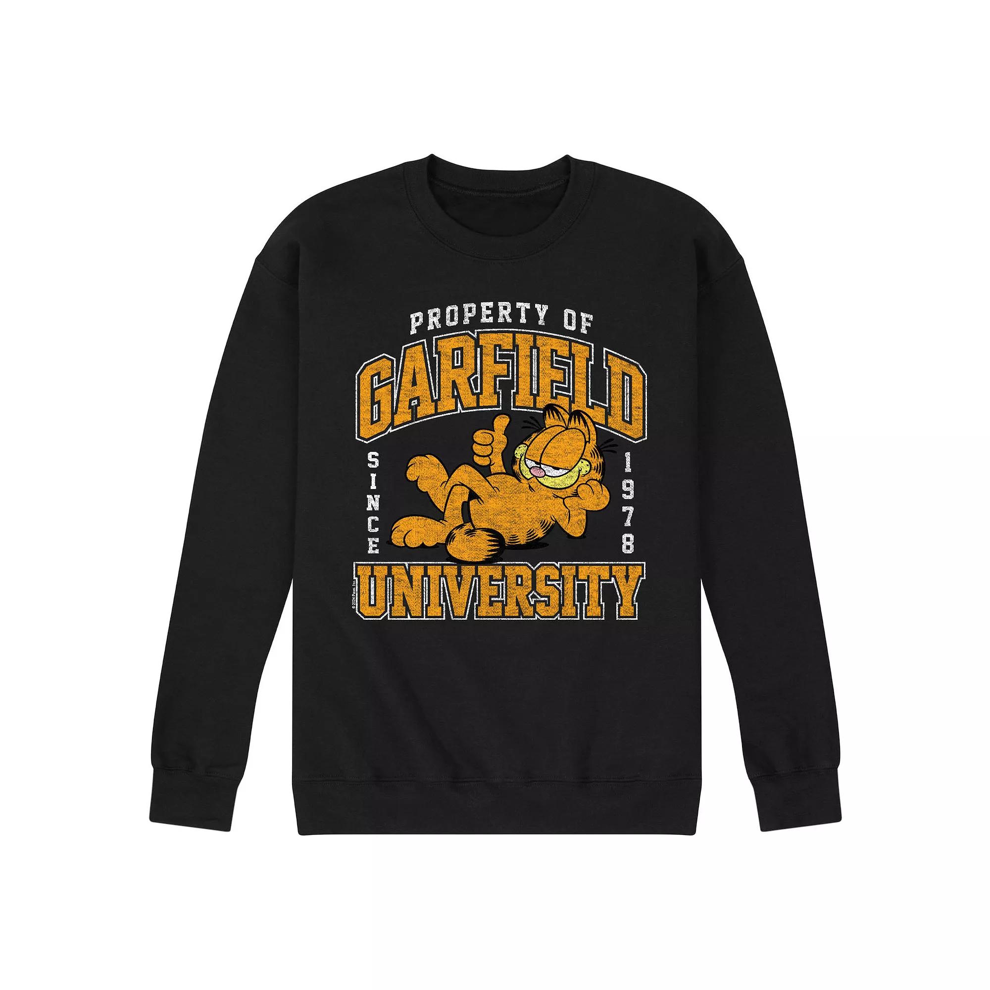 Men's Garfield Varsity Fleece Sweatshirt,  Product Image