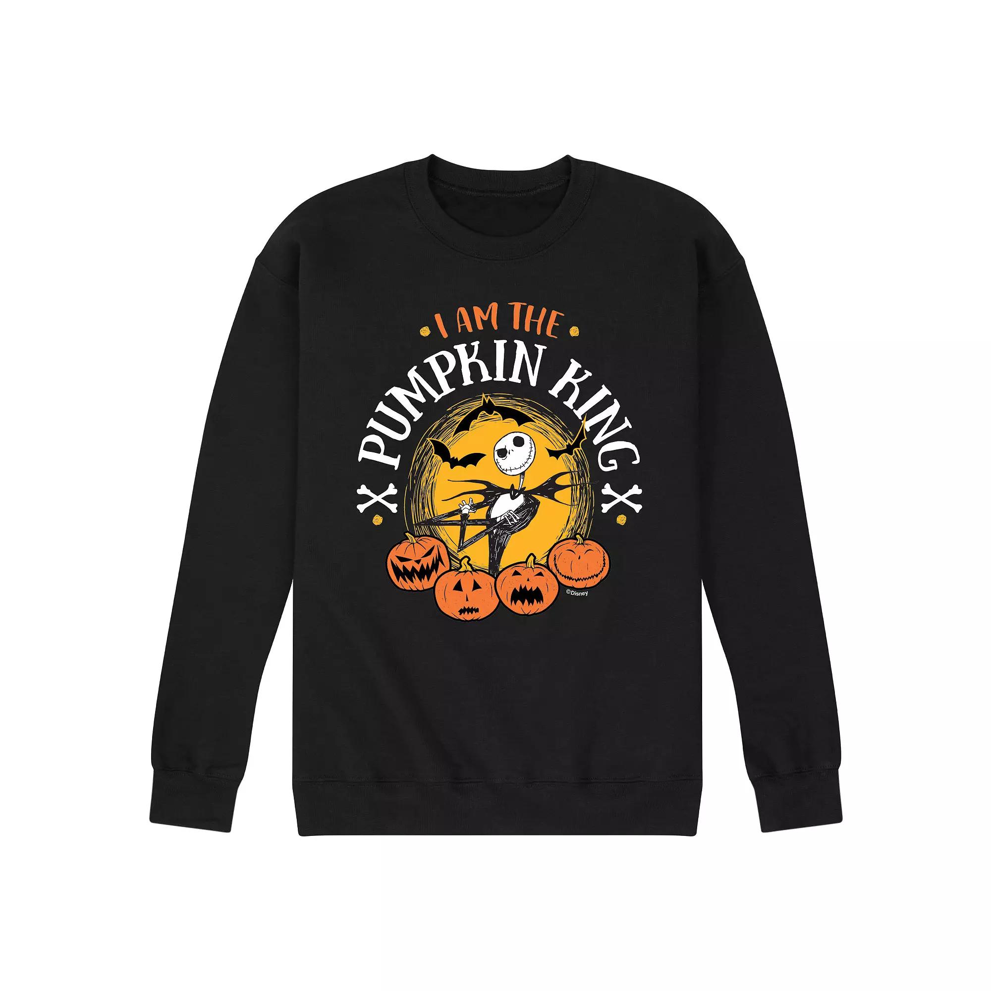 Disney's The Nightmare Before Christmas Men's Pumpkin King Fleece Sweatshirt,  Product Image
