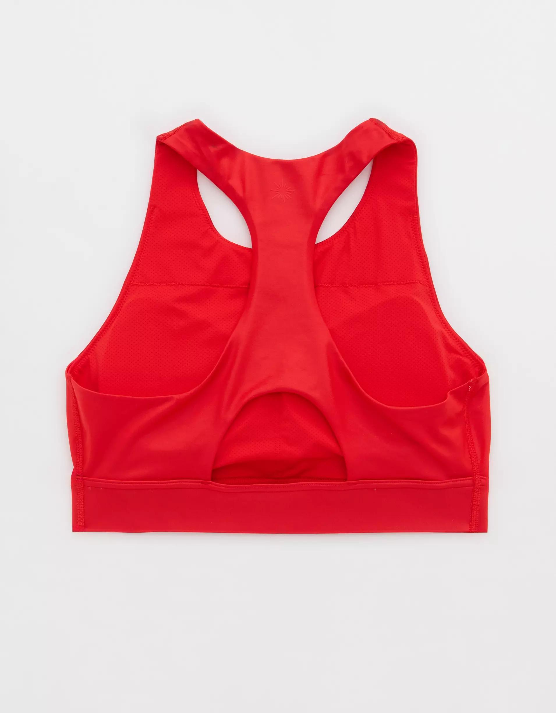 OFFLINE By Aerie Goals Gloss High Neck Sports Bra Product Image