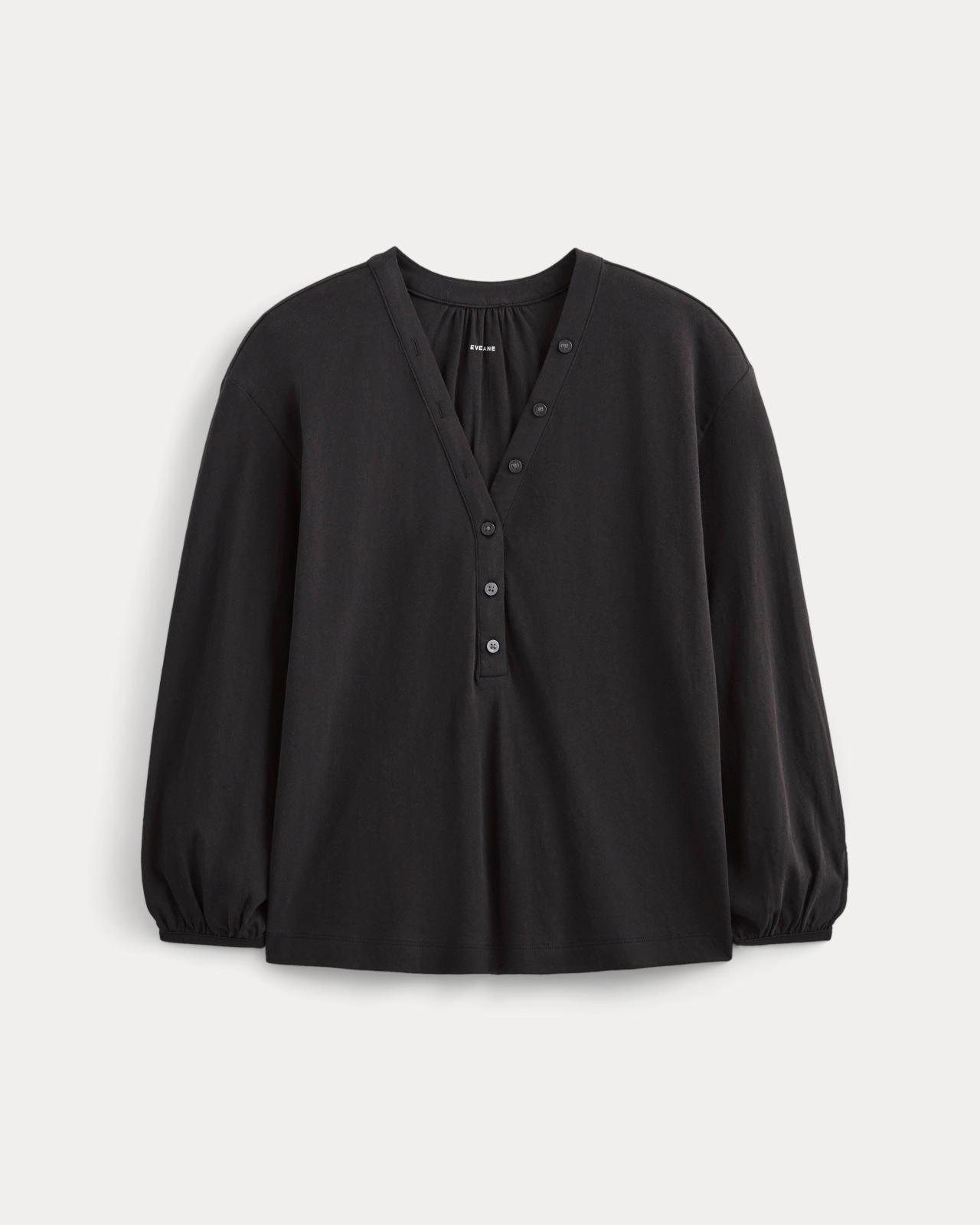 Womens Air V-Neck Henley T-Shirt by Everlane Product Image