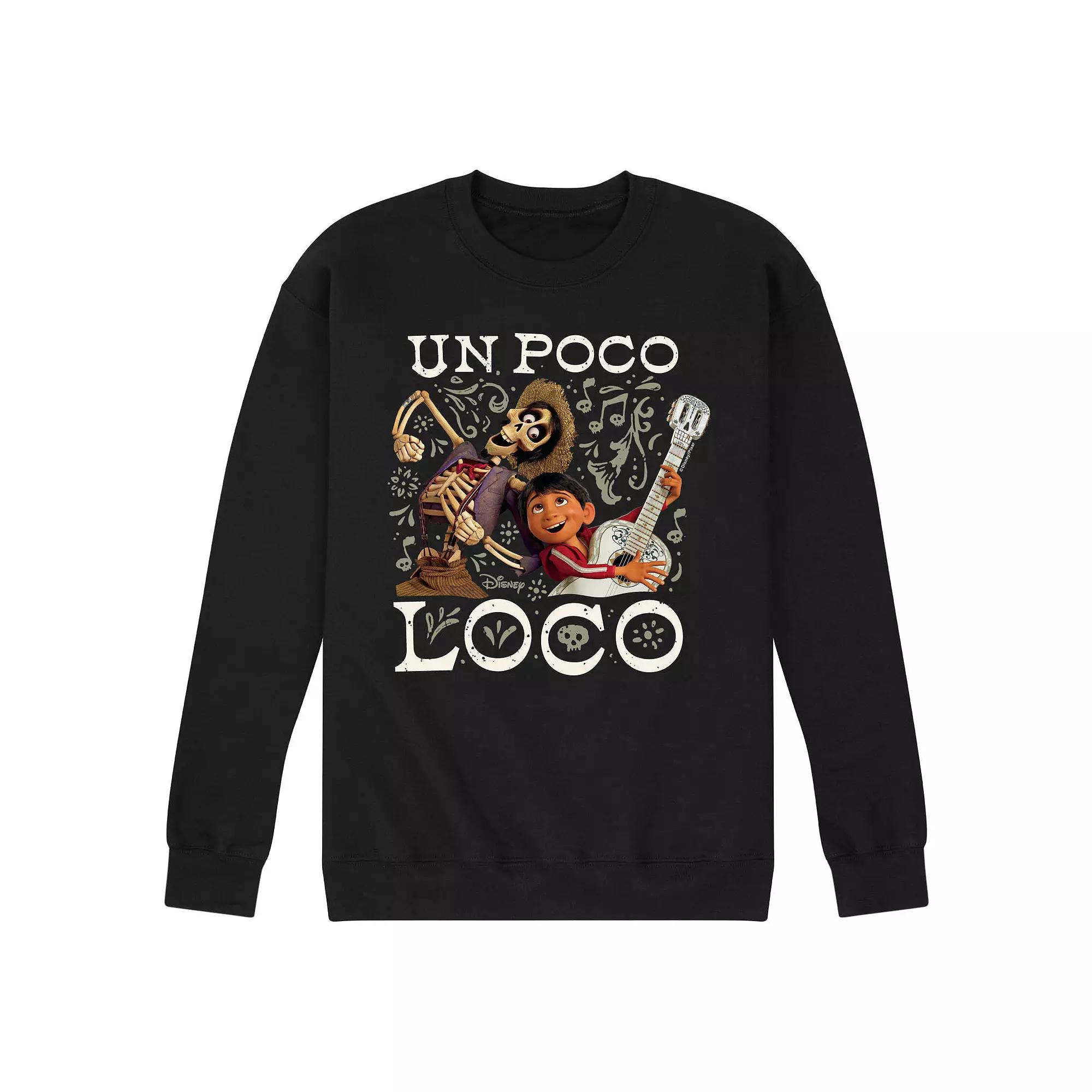 Disney / Pixar's Coco Men's Un Poco Loco Fleece Sweatshirt,  Product Image
