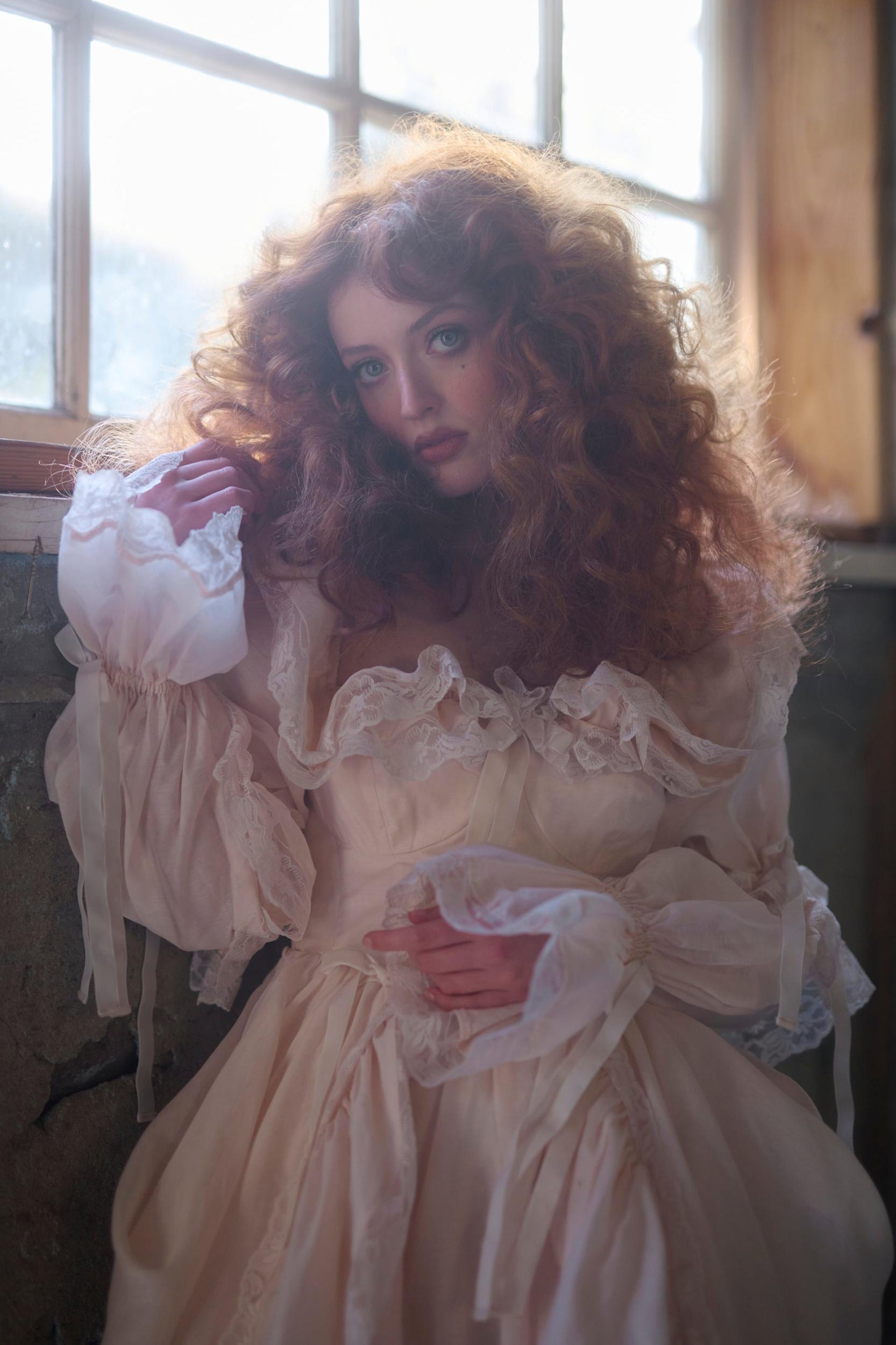 The Blush Silk Organdy Waltz Gown Product Image