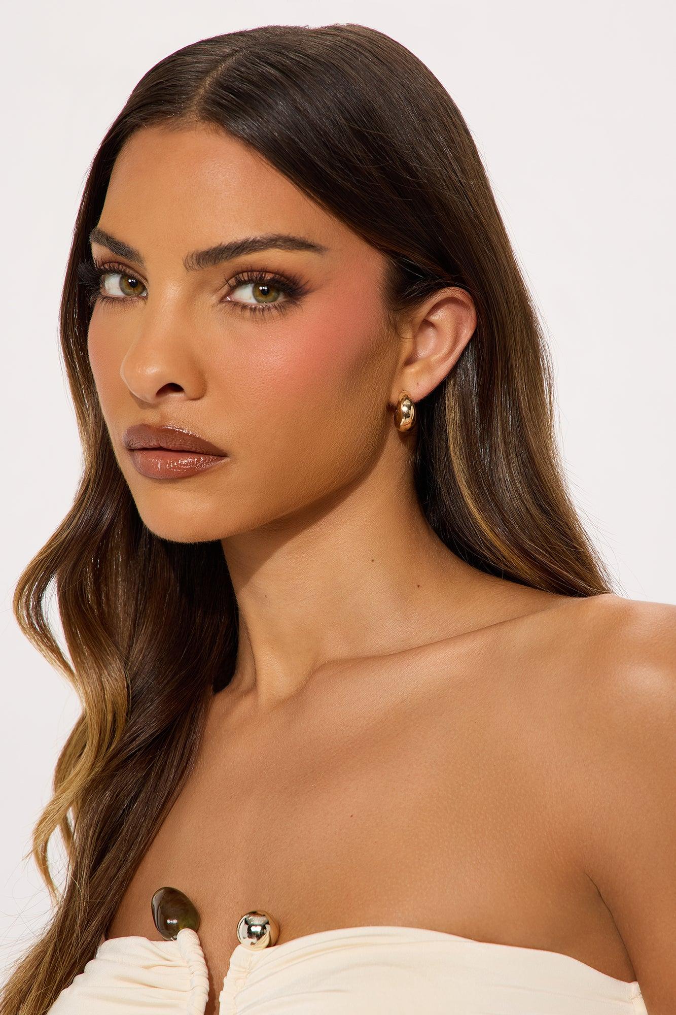 XOXO Huggie 3 Pair Earring Set - Gold Female Product Image