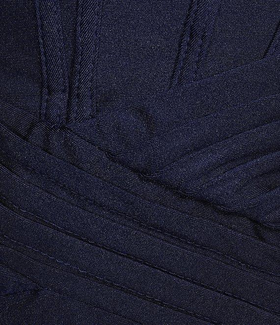 B. Darlin Strapless Sweetheart Neck Corset Pleated Dress Product Image