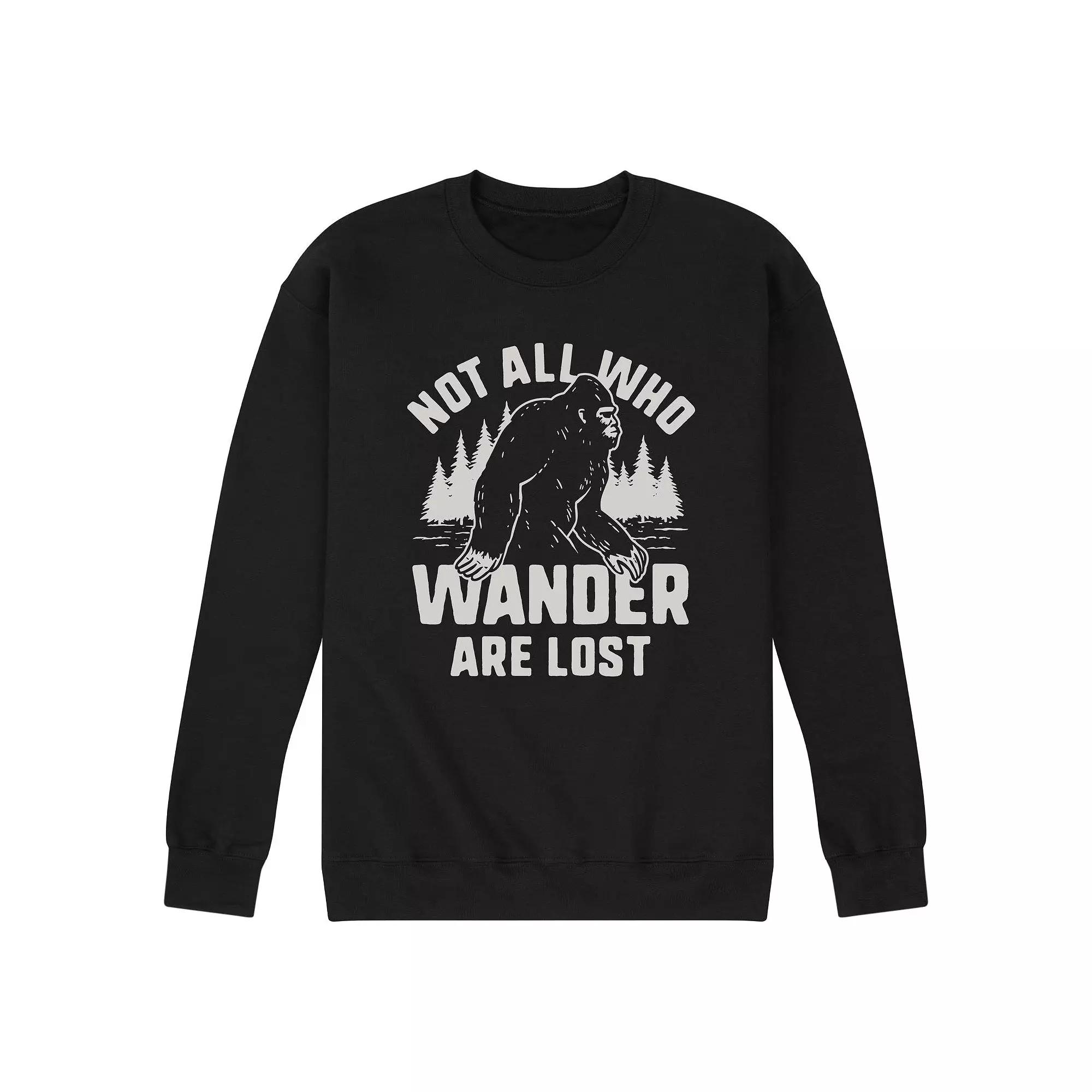 Men's Not All Who Wander Are Lost Sweatshirt,  Product Image