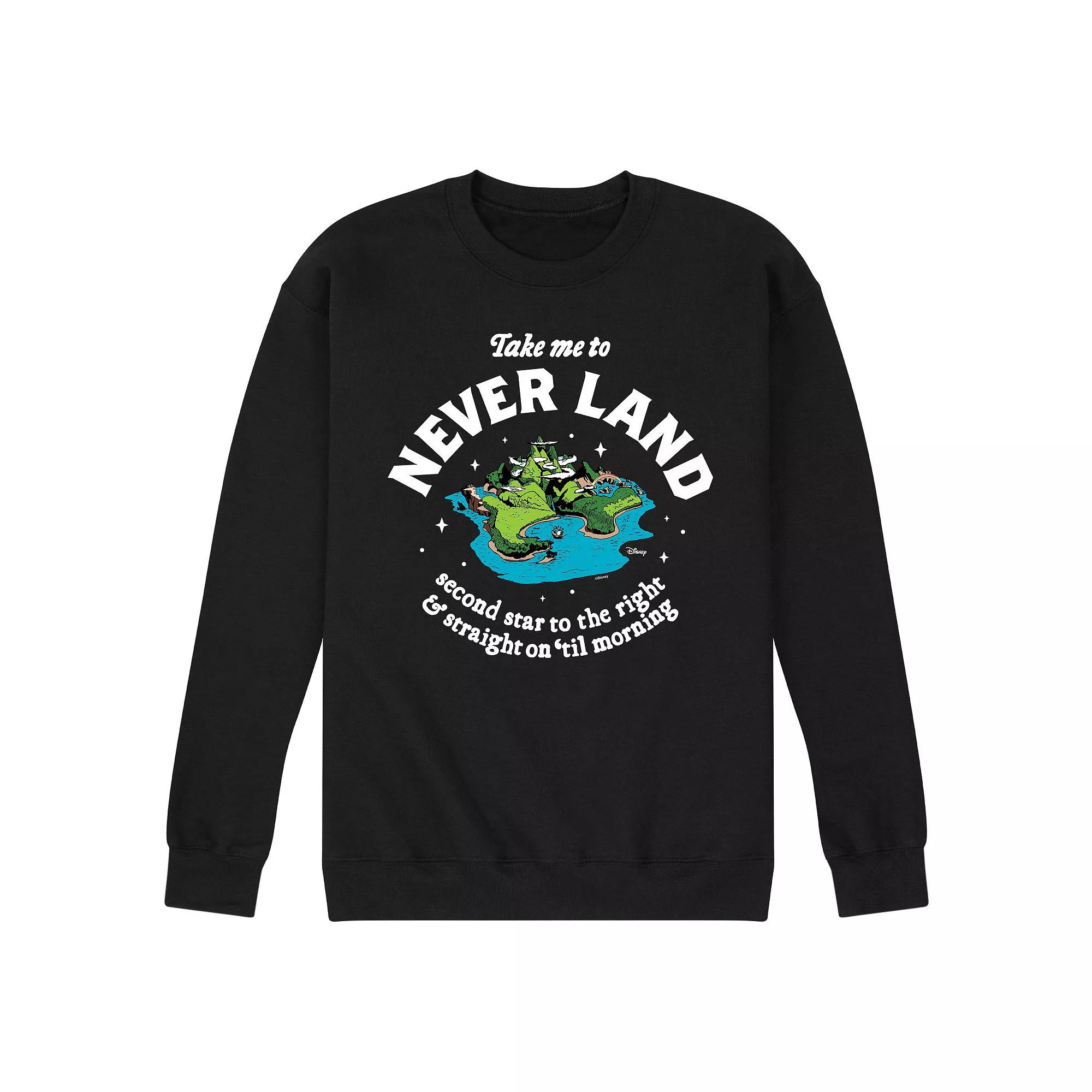 Disney's Peter Pan Men's Never Land Fleece Sweatshirt,  Product Image