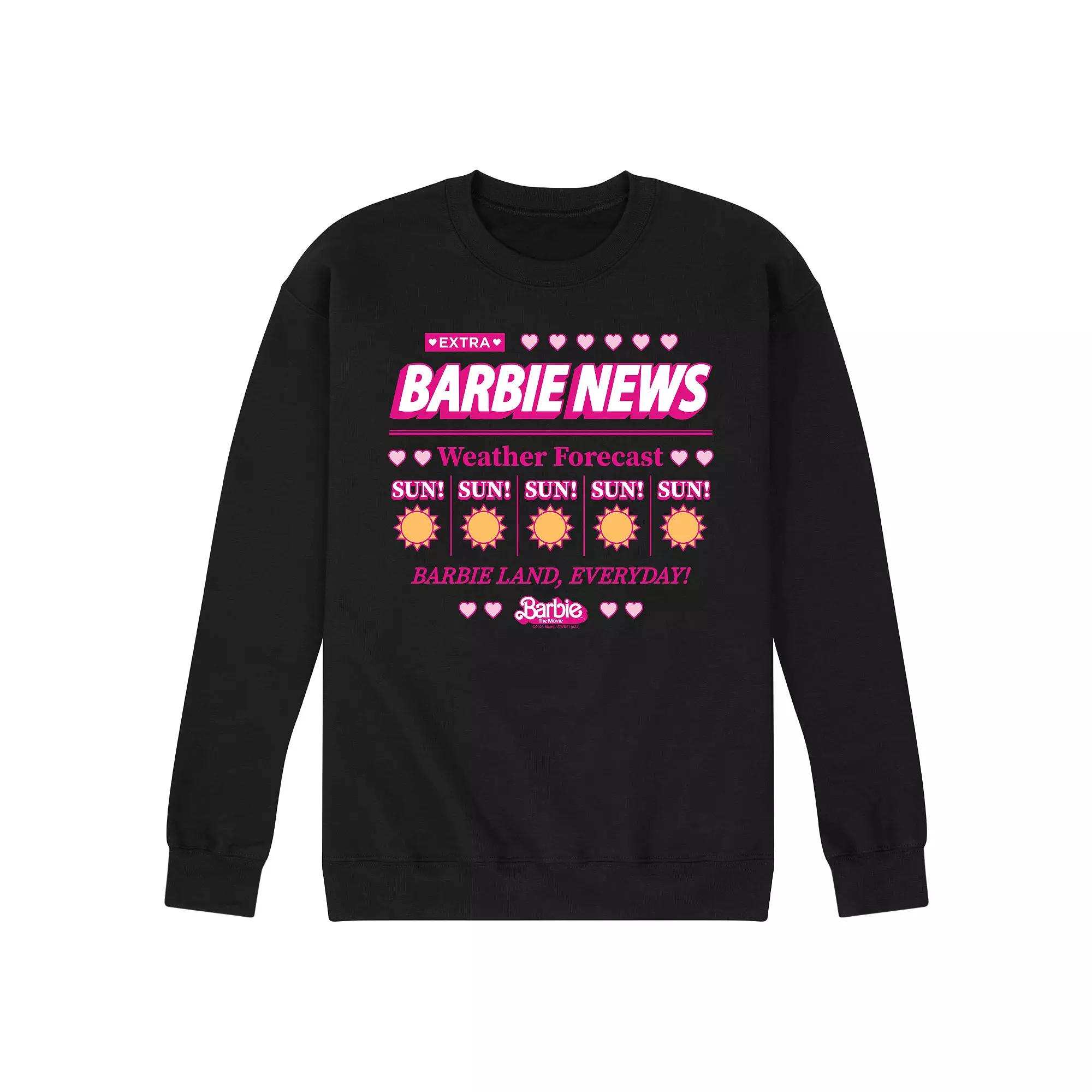 Men's Barbie The Movie Weather Forecast Graphic Tee,  Product Image
