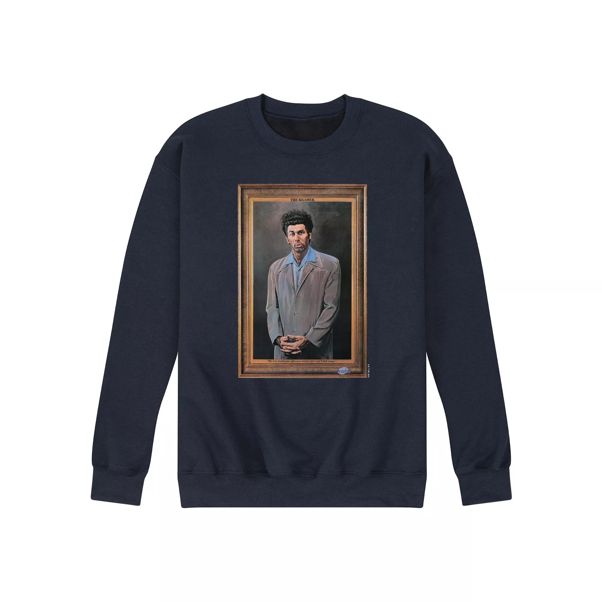 Men's Seinfeld Kramer Portrait Fleece Sweatshirt,  Product Image