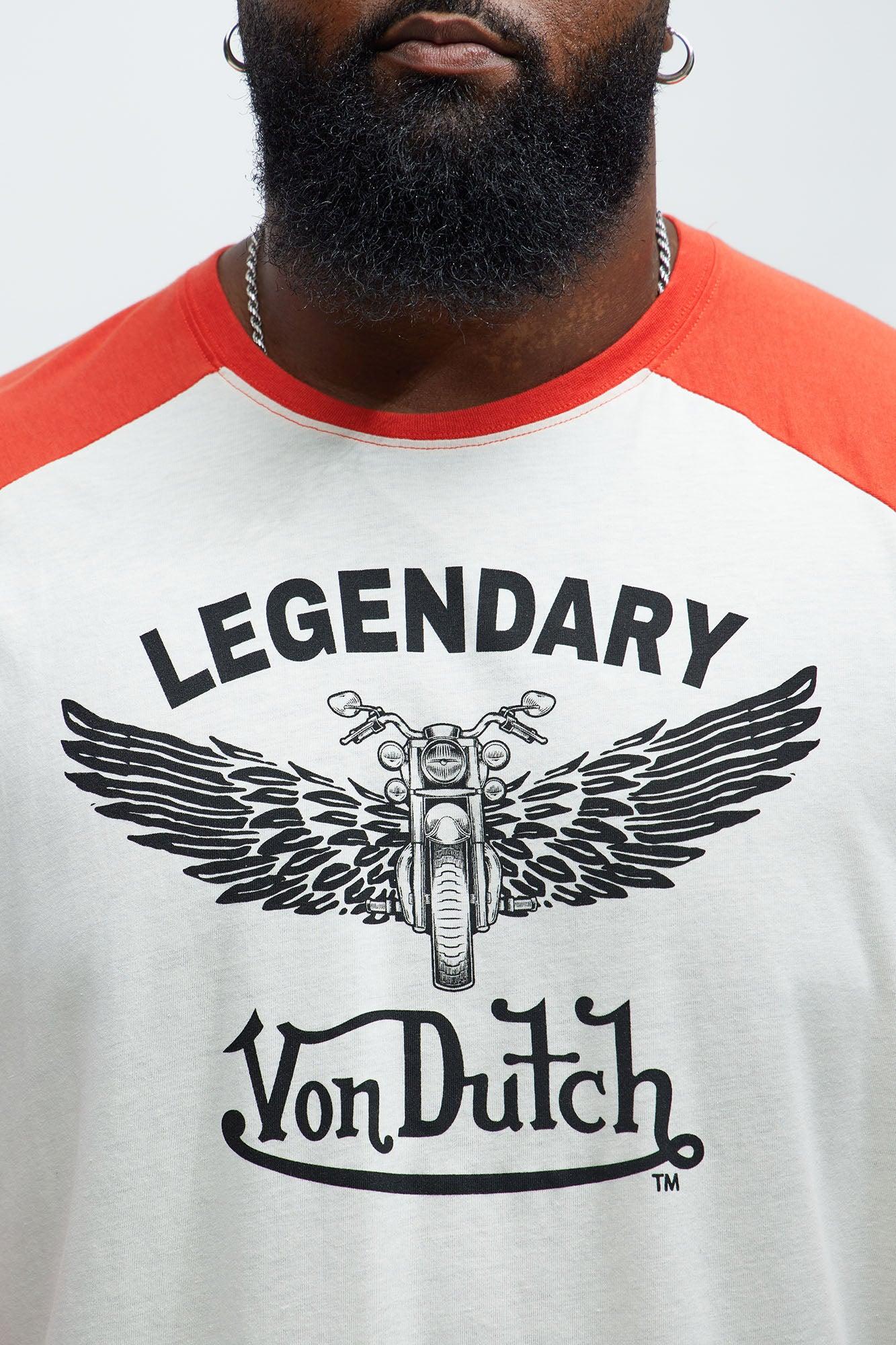 Von Dutch Legendary Tee - Red/combo Product Image