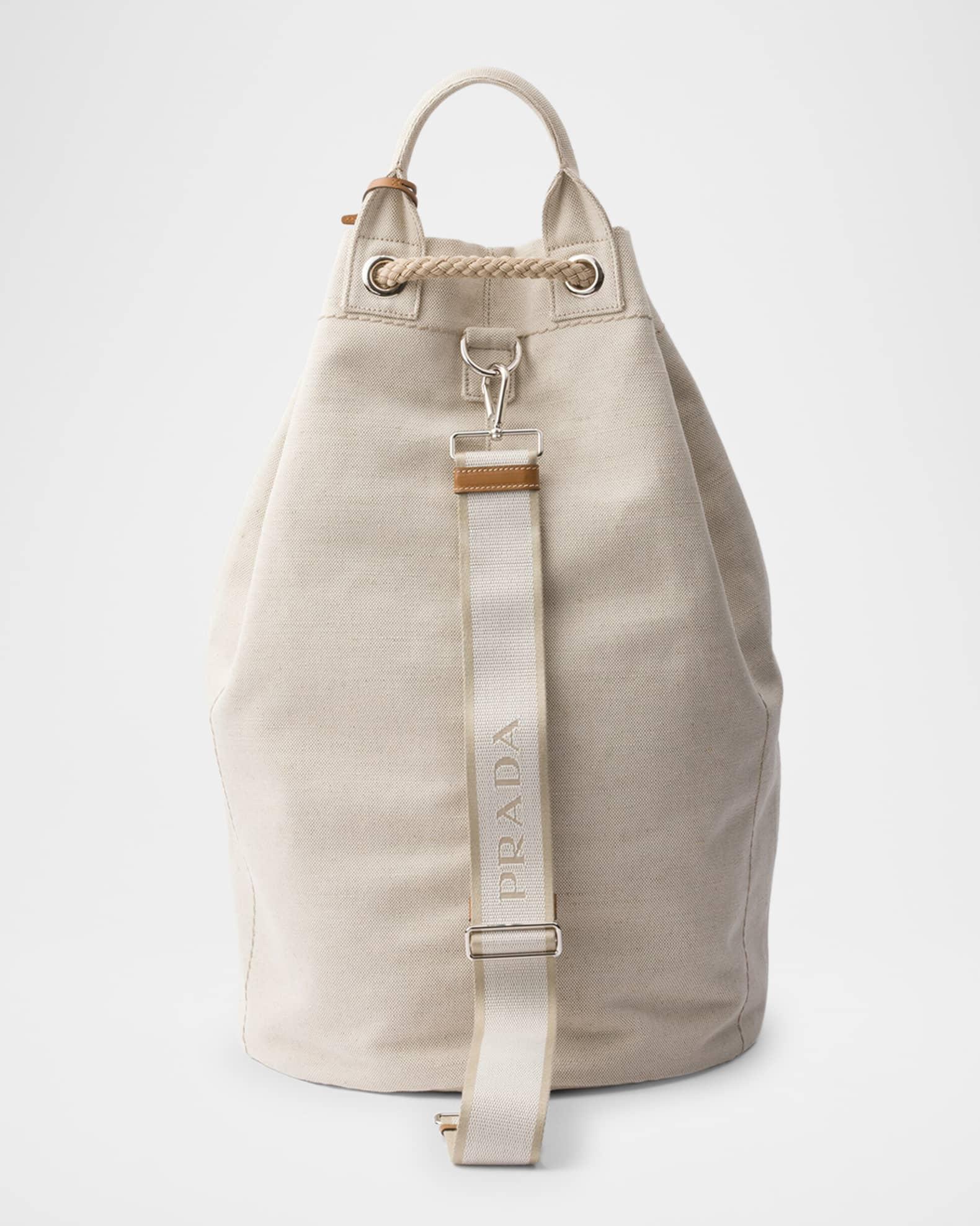 Men's Linen-Blend Drawstring Duffel Bag Product Image