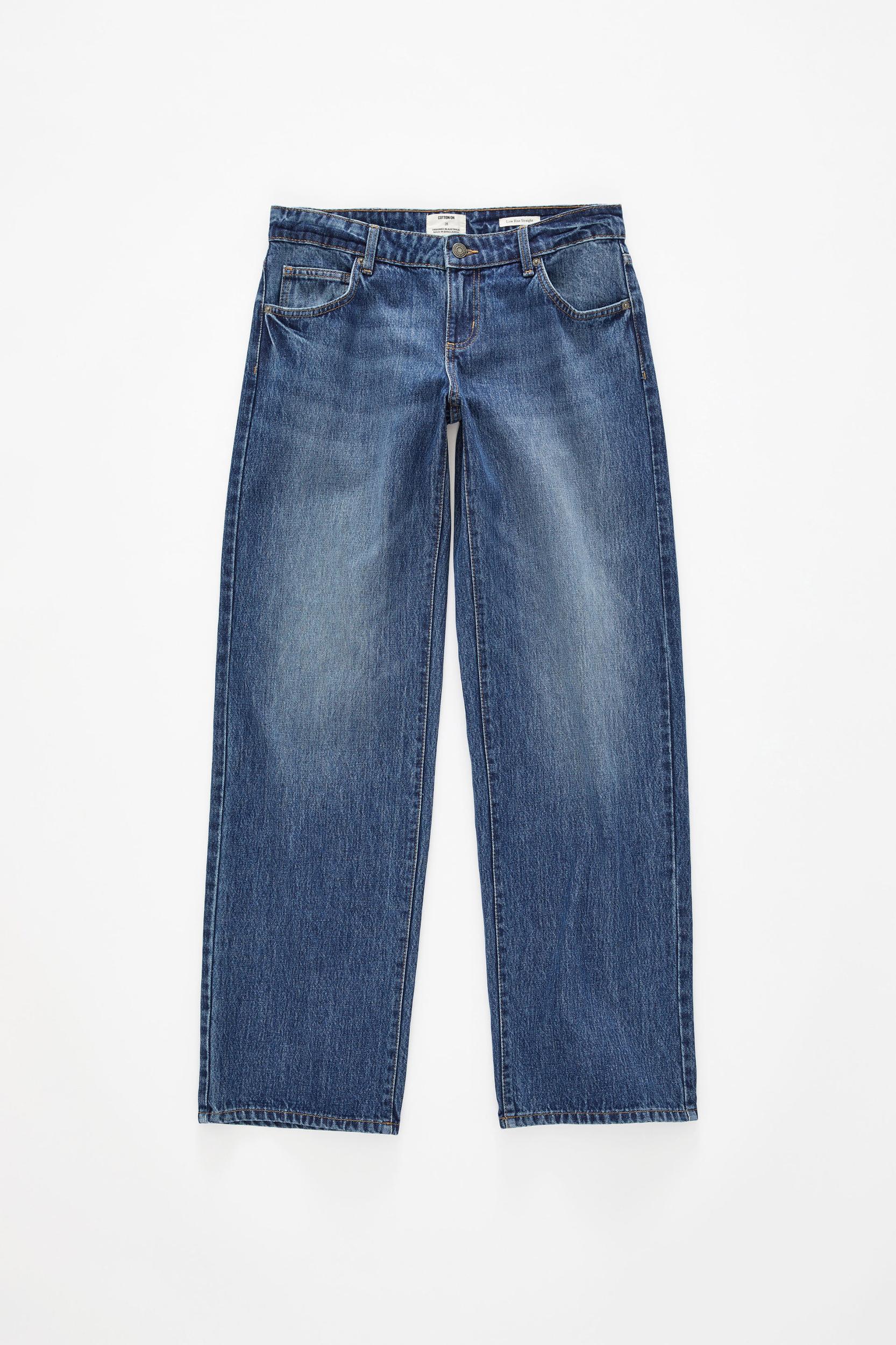 Low Rise Straight Jean Product Image