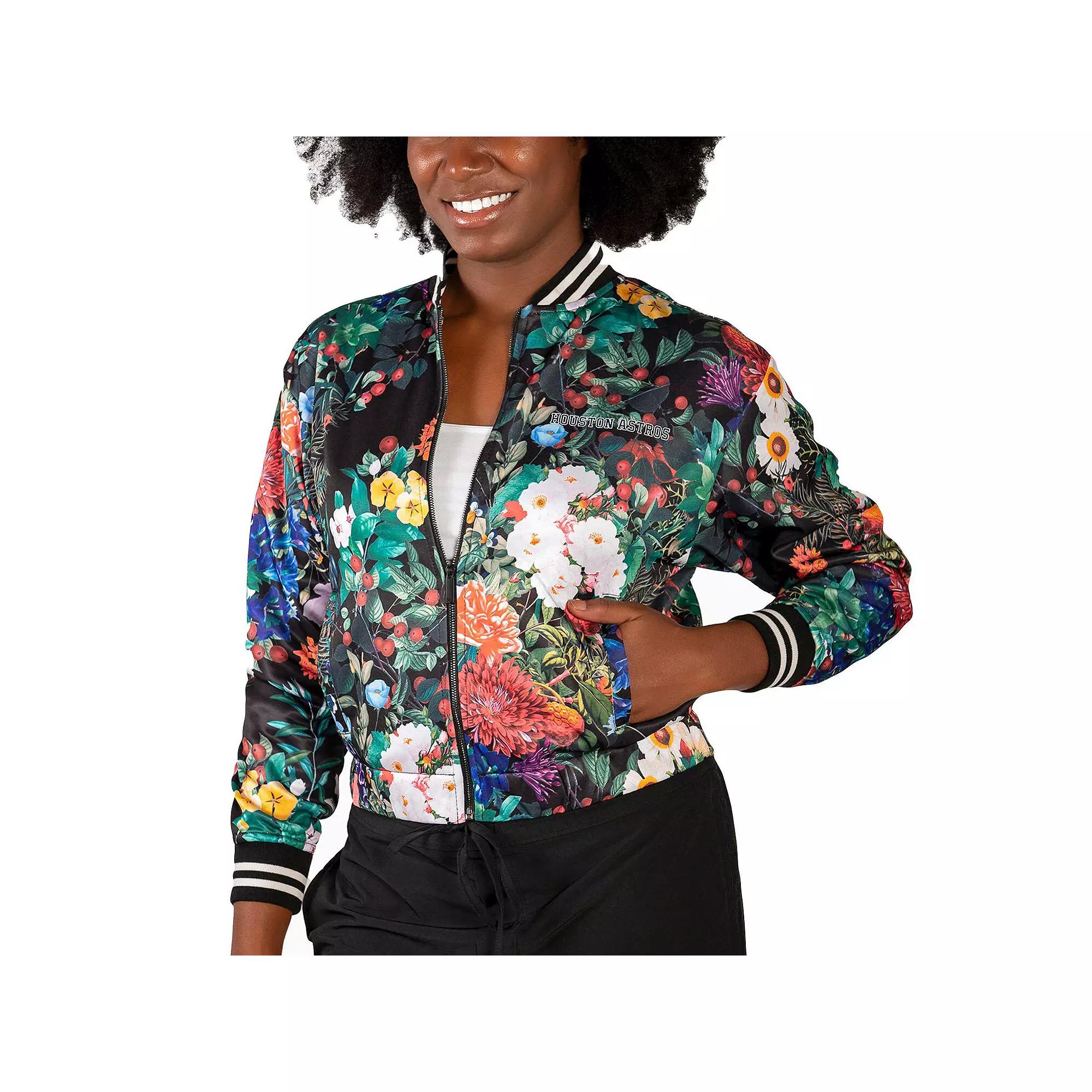 Women's Lusso Black Houston Astros Marissa Full-Zip Jacket,  Product Image