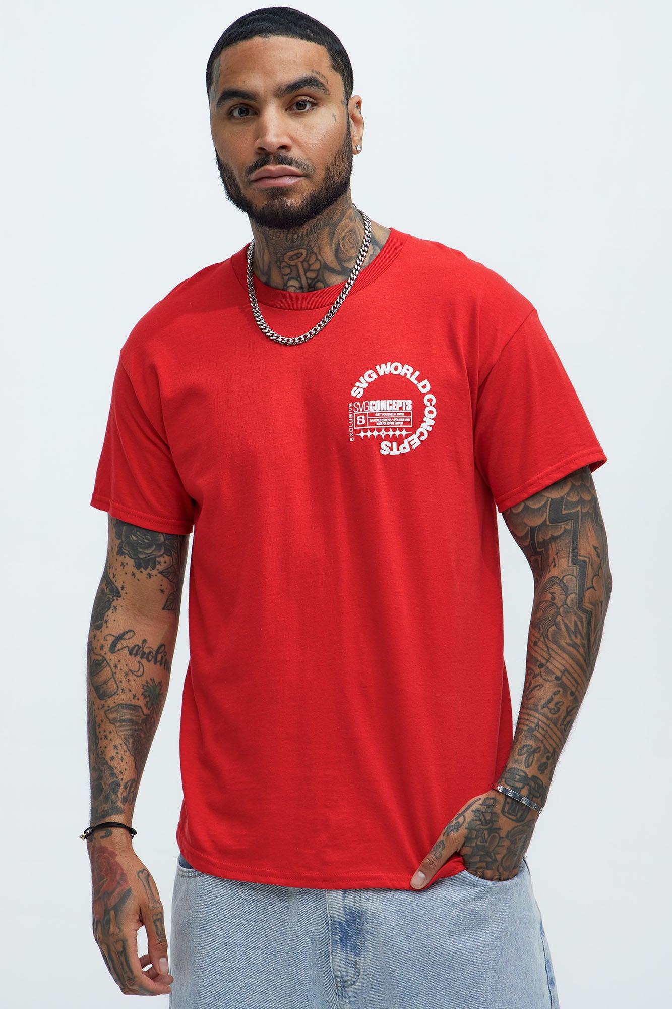 SVG World Concepts Short Sleeve Tee - Red Product Image