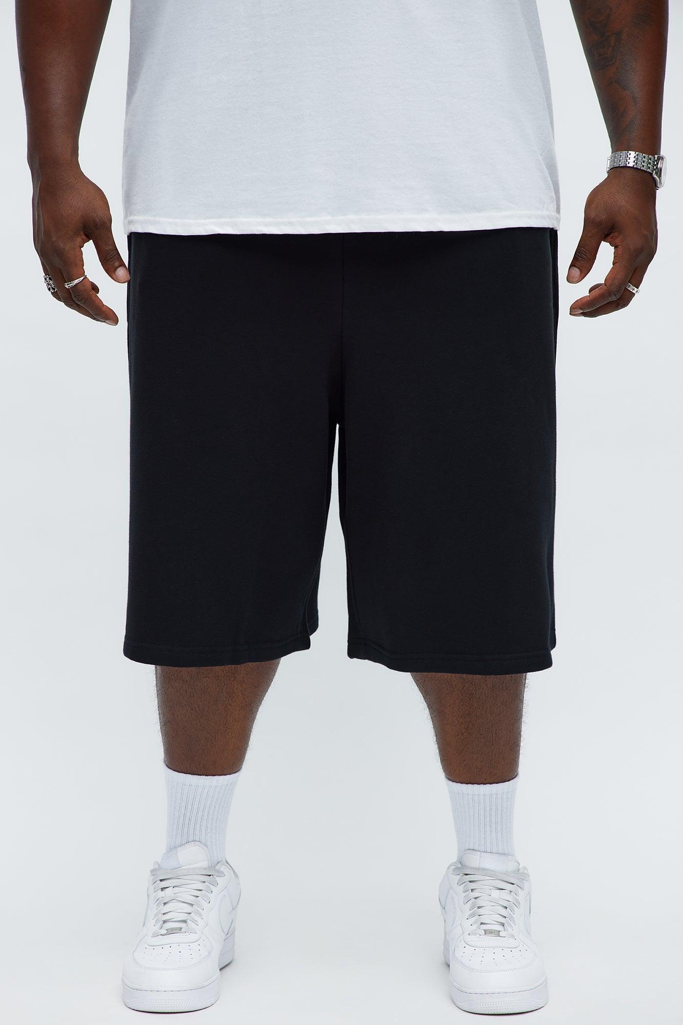 Tyson Baggy Shorts - Black Male Product Image