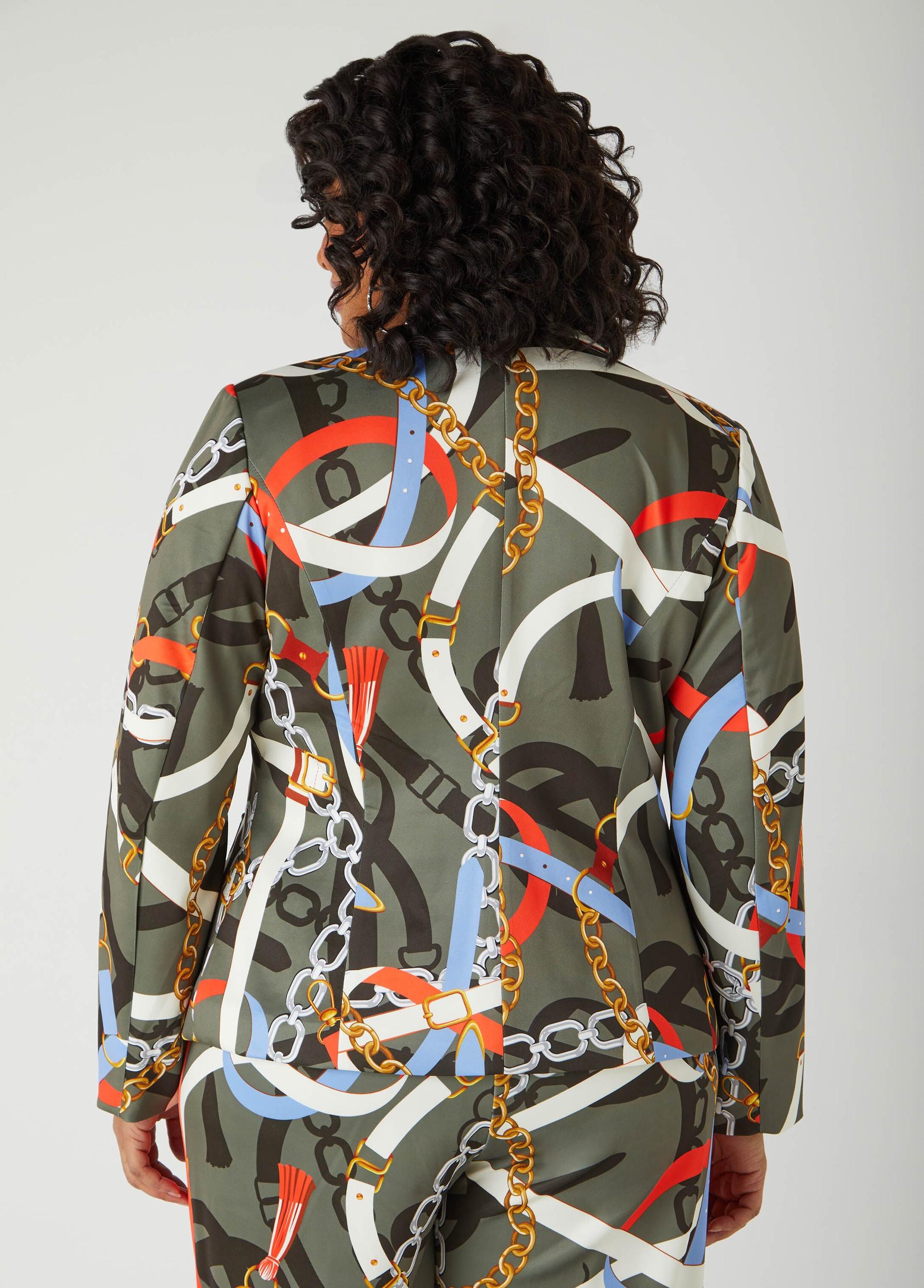 Chain Print Blazer Product Image