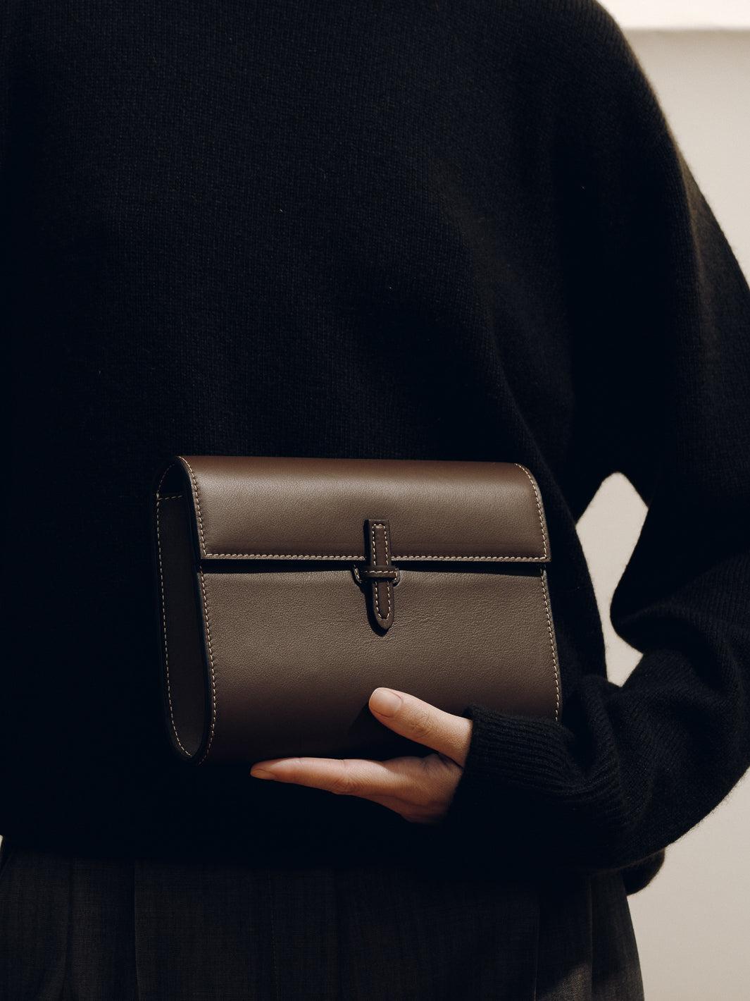 The Small Soft Clutch in Nappa Product Image