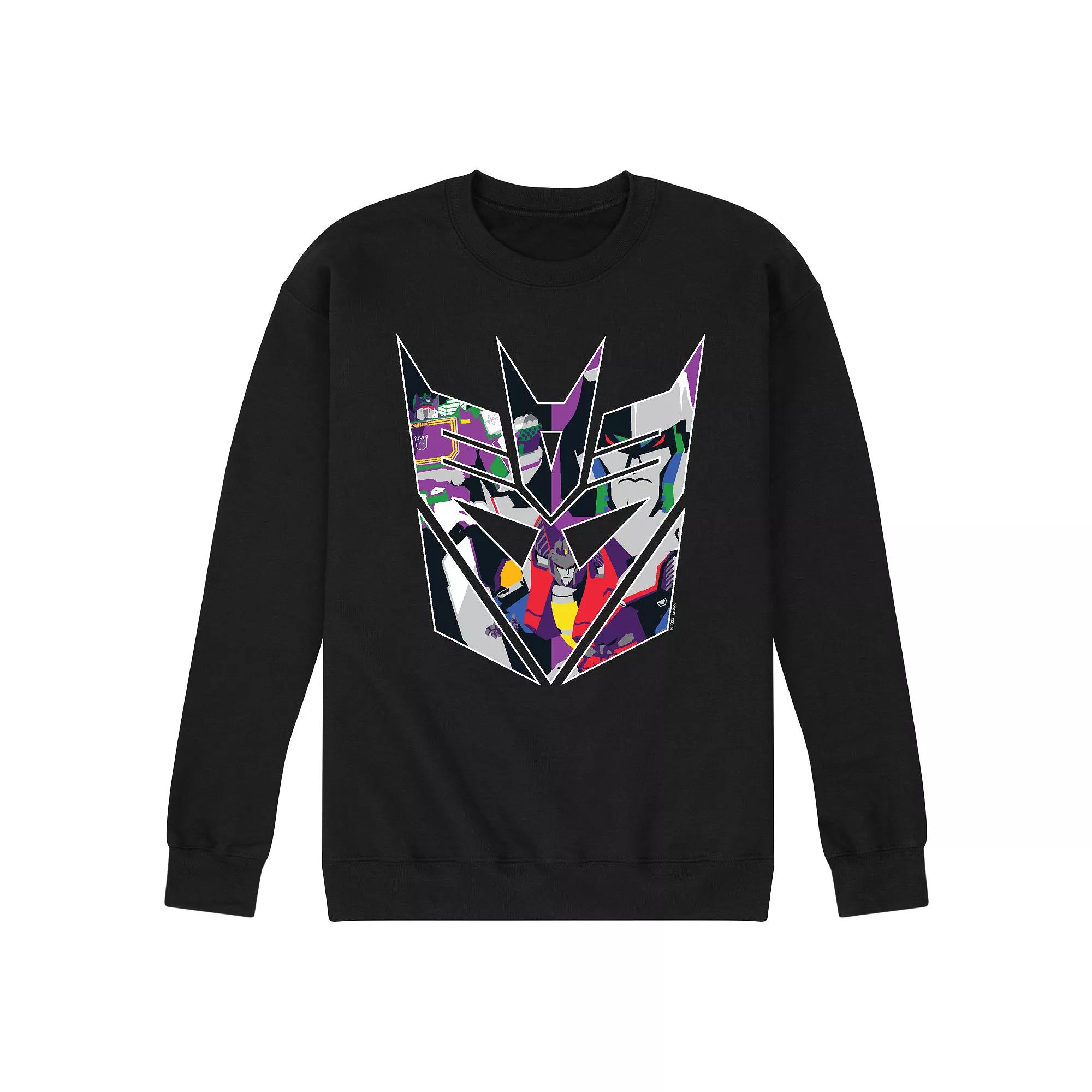 Men's Transformers Decepticon Logo Fleece Sweatshirt,  Product Image