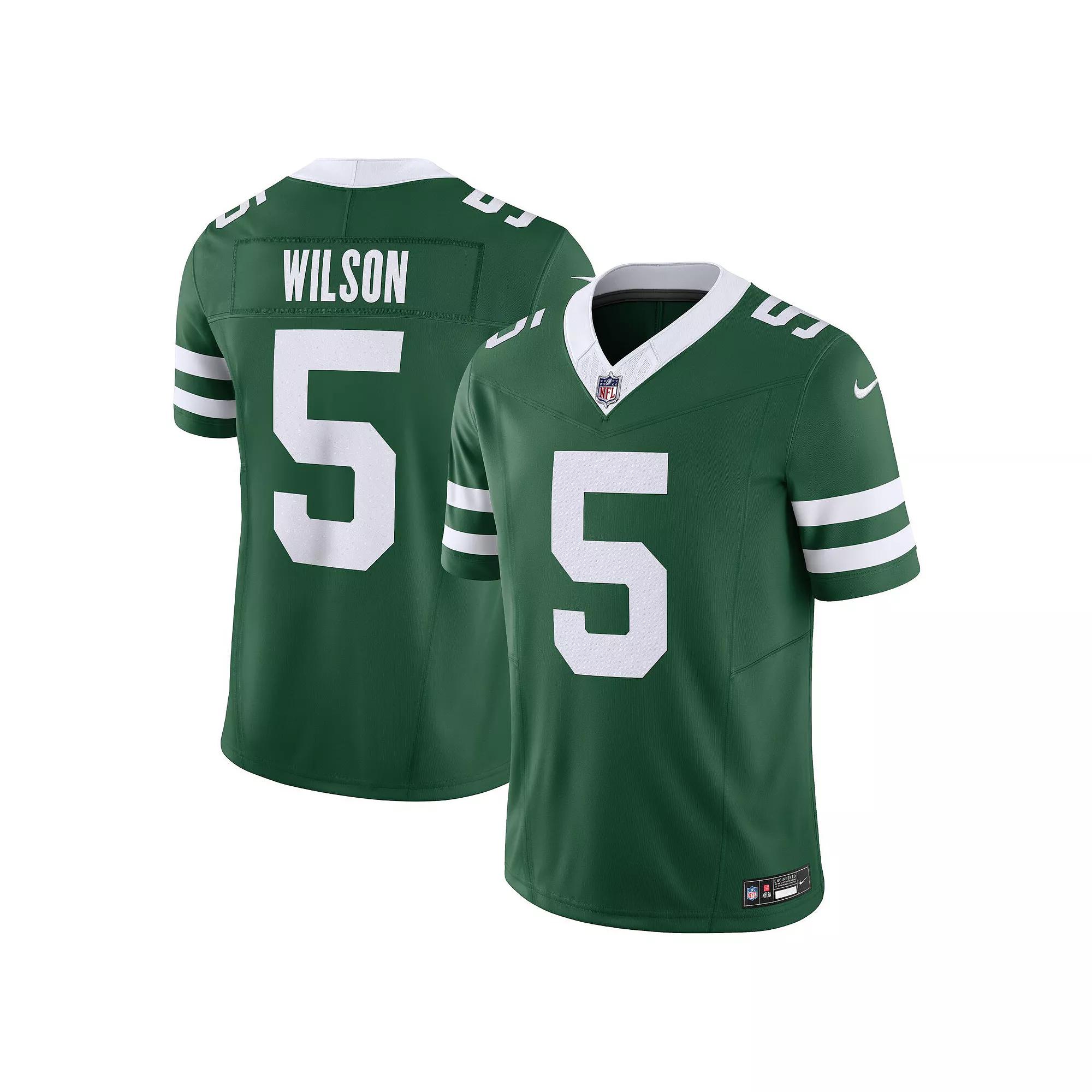 Garrett Wilson New York Jets Nike Mens Dri-FIT NFL Limited Football Jersey | 31NM03T672F-E87 Product Image