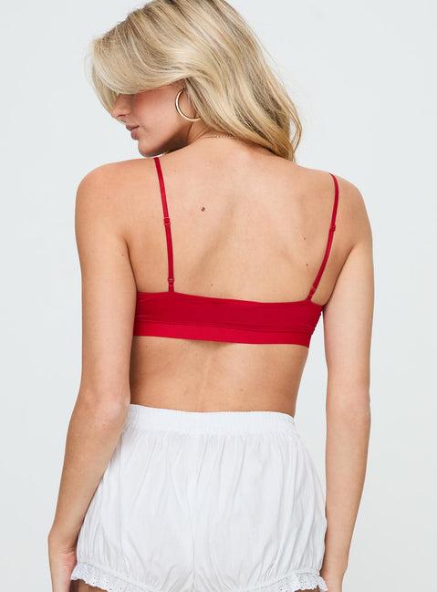 Remi Bralette Red Product Image