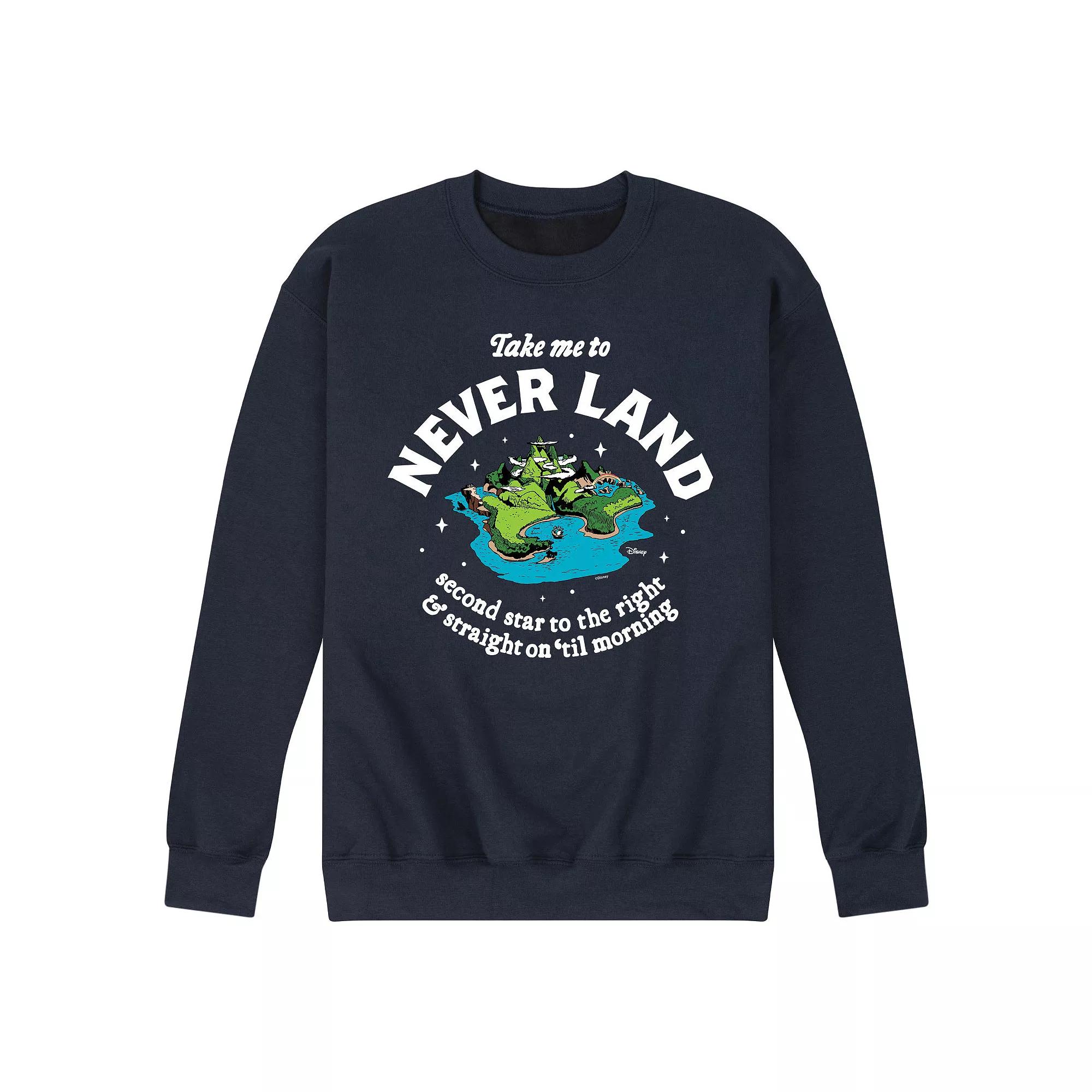 Disney's Peter Pan Men's Never Land Fleece Sweatshirt,  Product Image