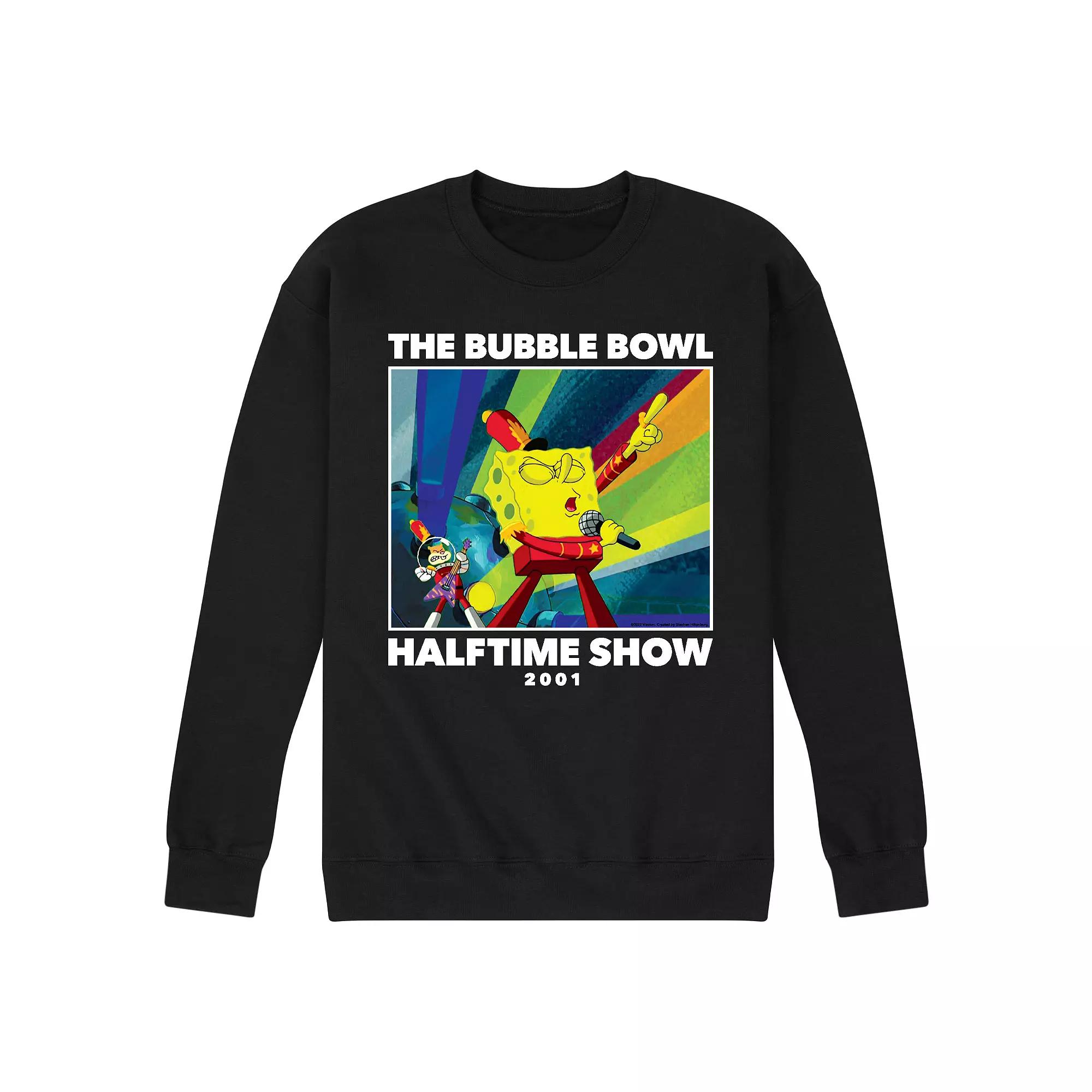 Men's SpongeBob SquarePants Bubble Bowl Sweatshirt,  Product Image