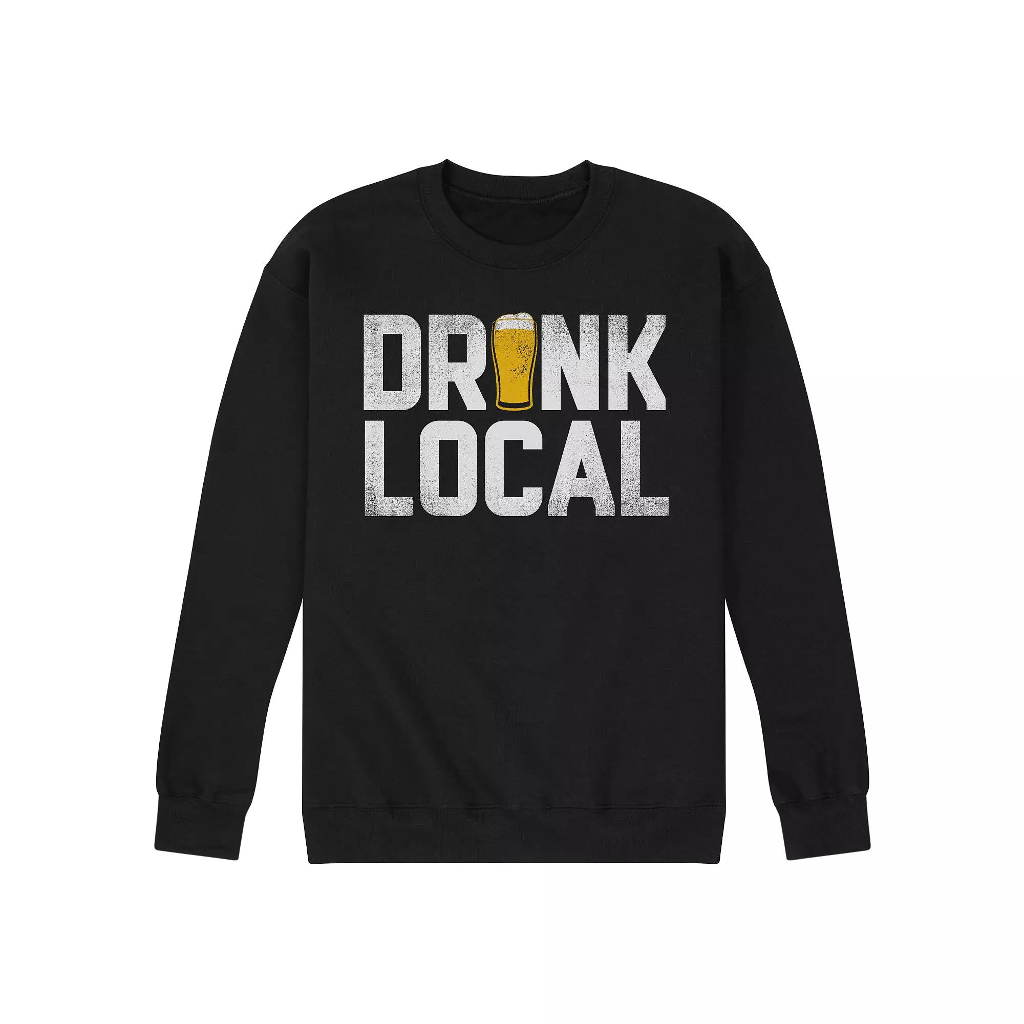 Men's Drink Local Sweatshirt,  Product Image