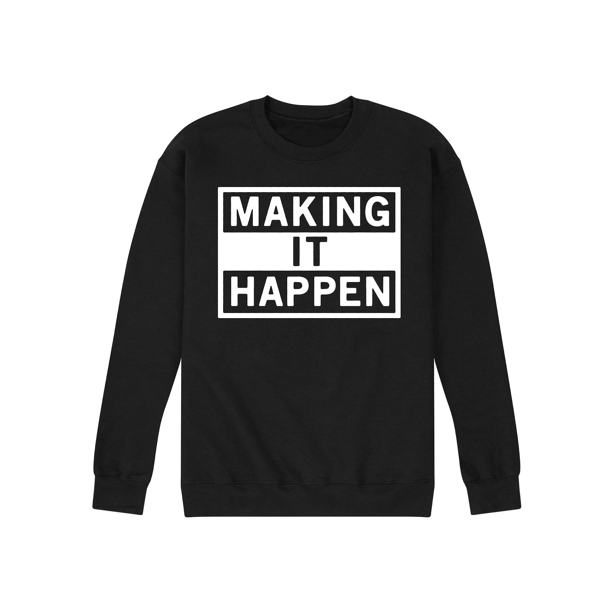 Men's Make It Happen Fleece Sweatshirt,  Product Image