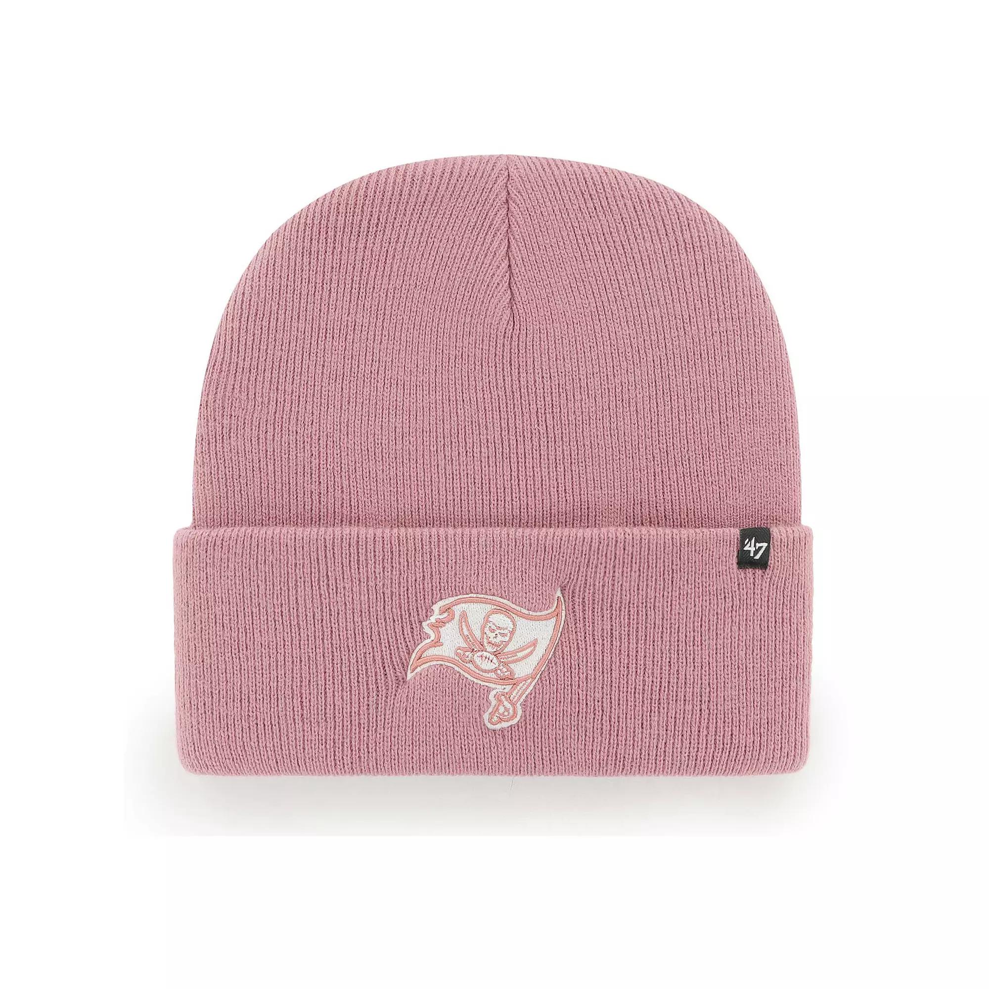Women's '47  Pink Tampa Bay Buccaneers Haymaker Cuffed Knit Hat Product Image