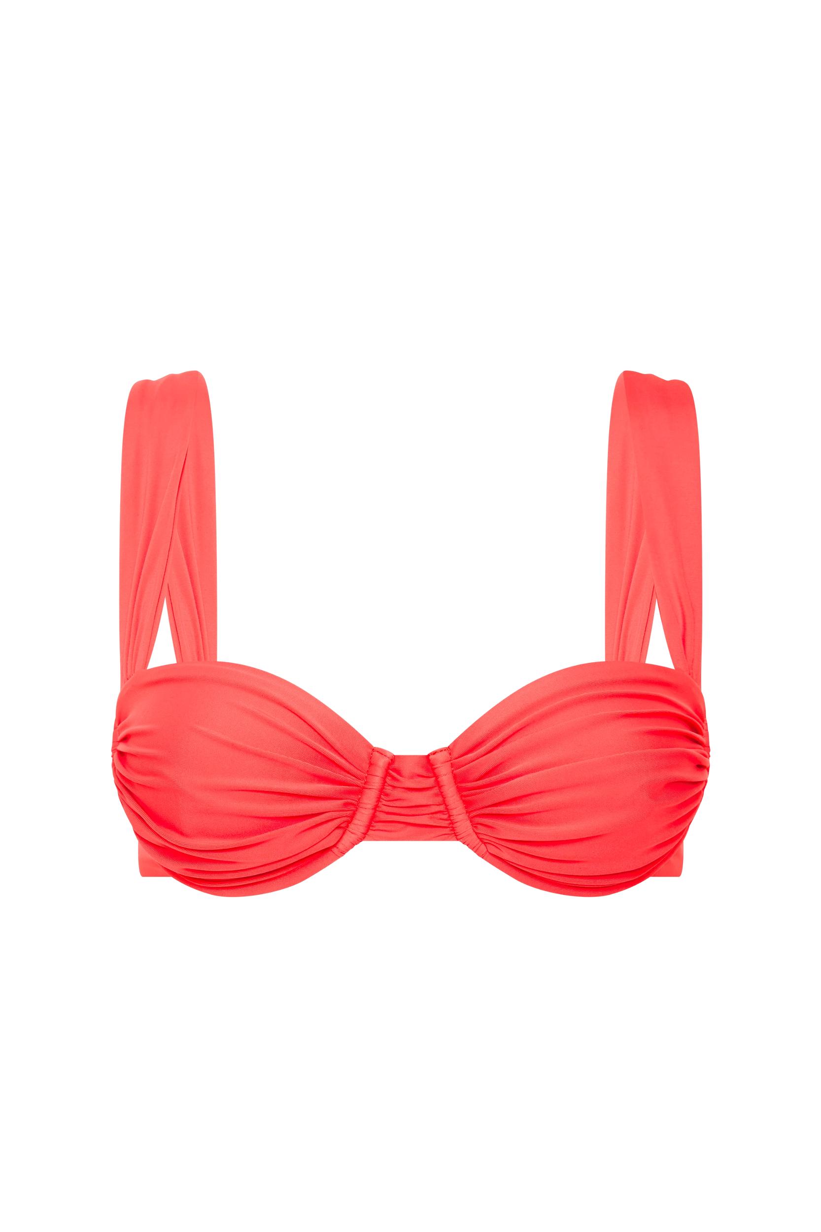 Sol Bikini Top Vermillion - Final Sale Product Image