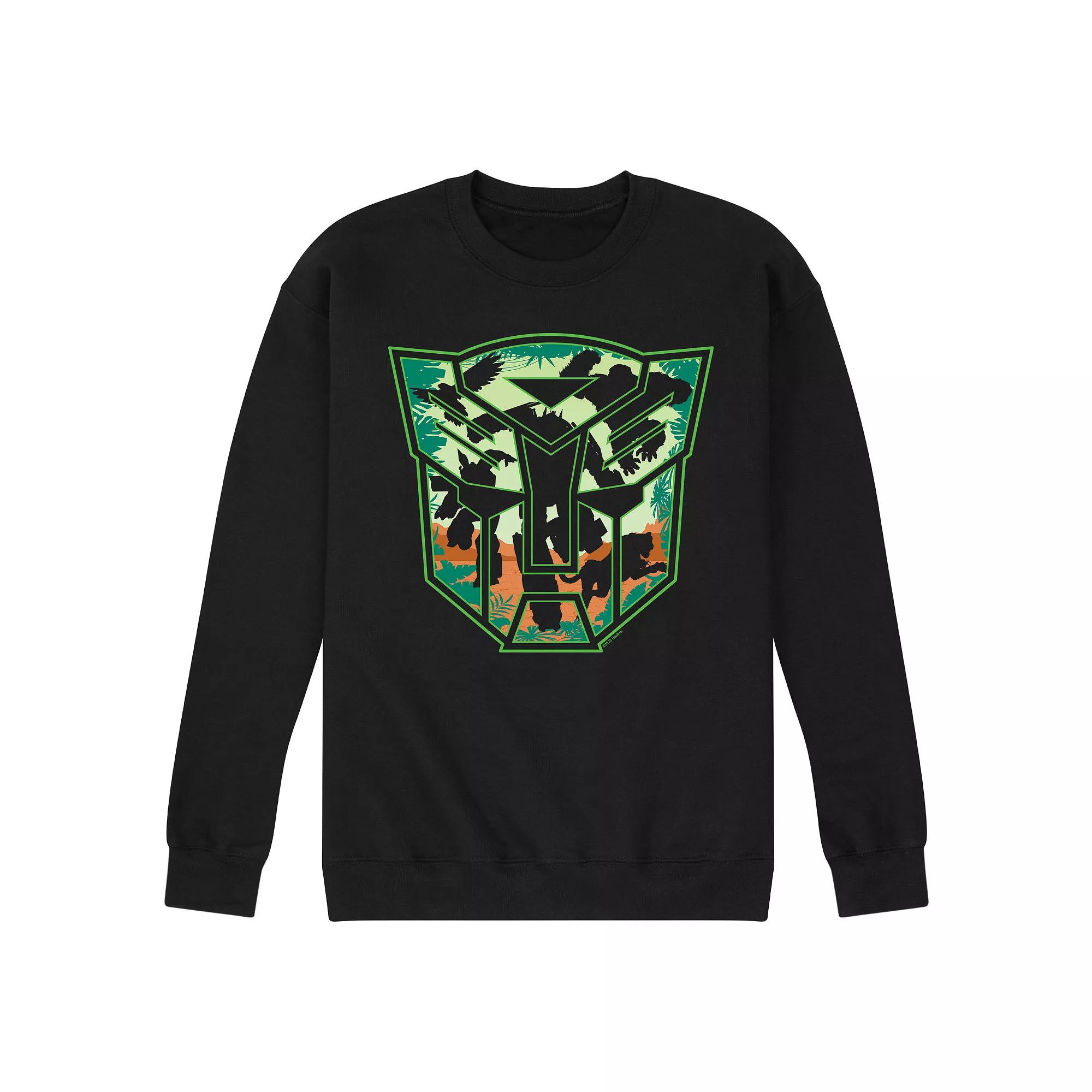 Men's Transformers Autobot Jungle Logo Fleece Sweatshirt,  Product Image