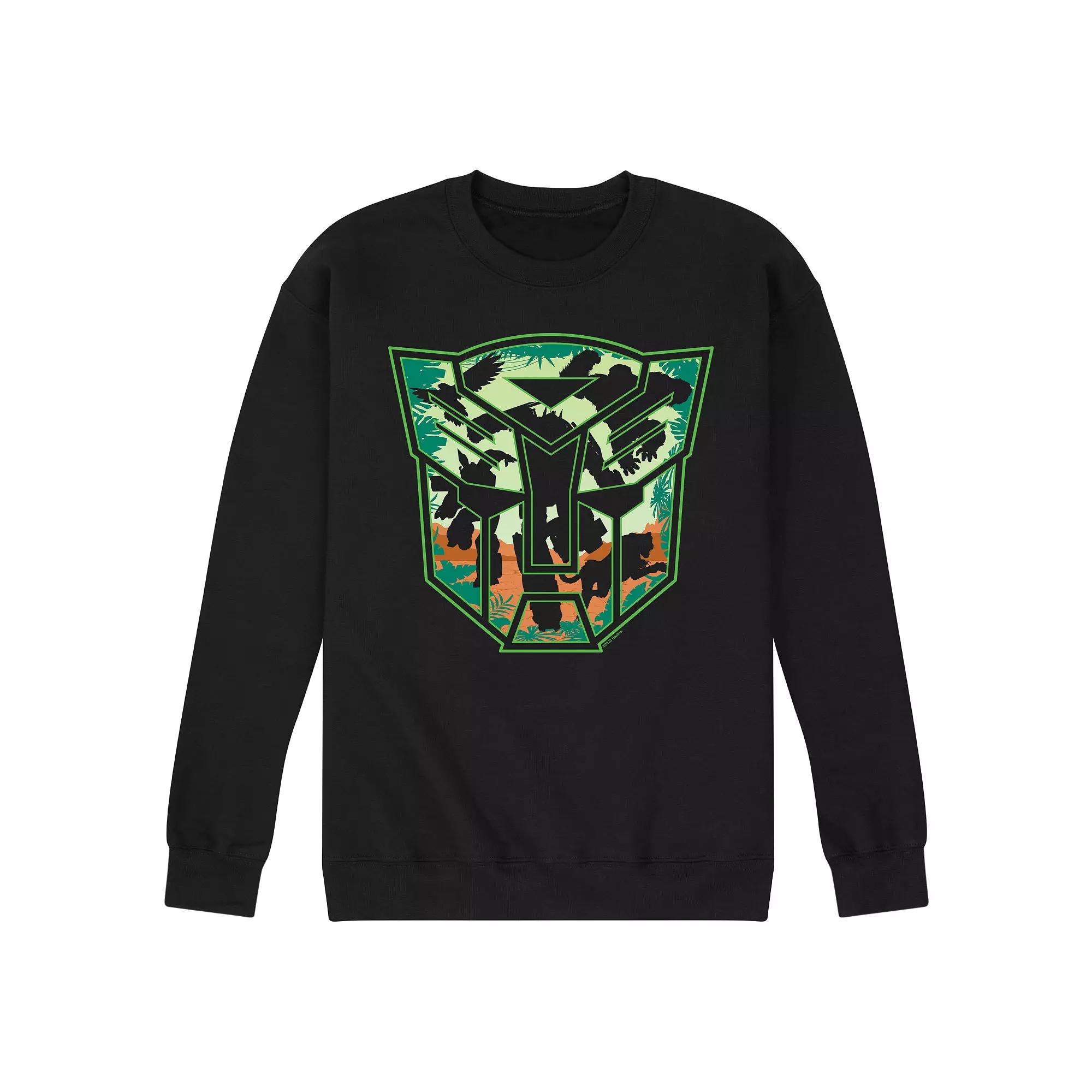 Men's Transformers Autobot Jungle Logo Fleece Sweatshirt,  Product Image