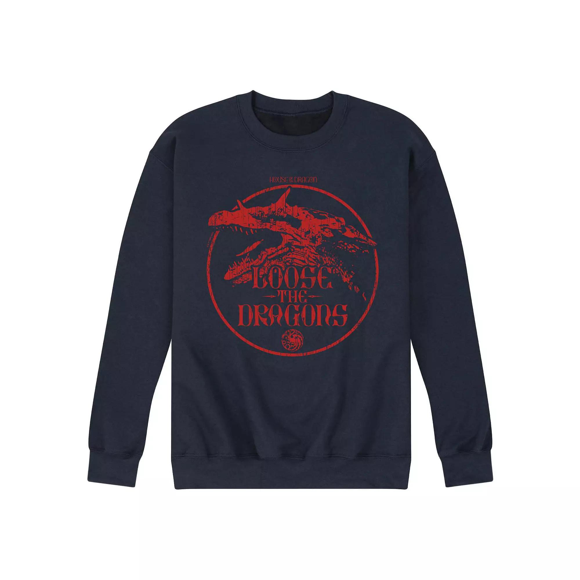Men's House Of The Dragon Loose The Dragons Fleece Sweatshirt,  Product Image