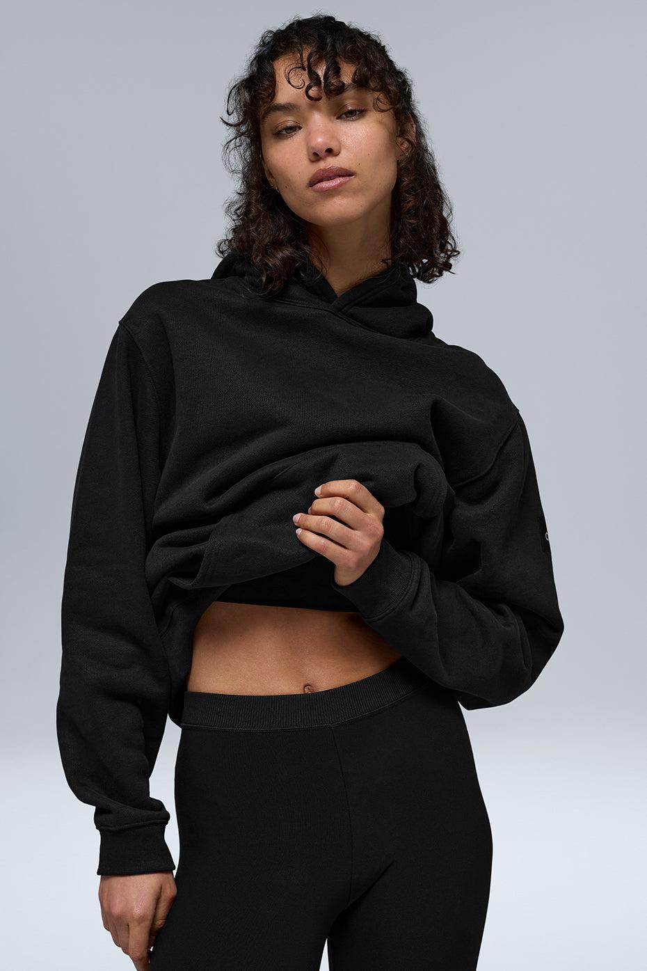 Renown Heavy Weight Hoodie - Black Female Product Image